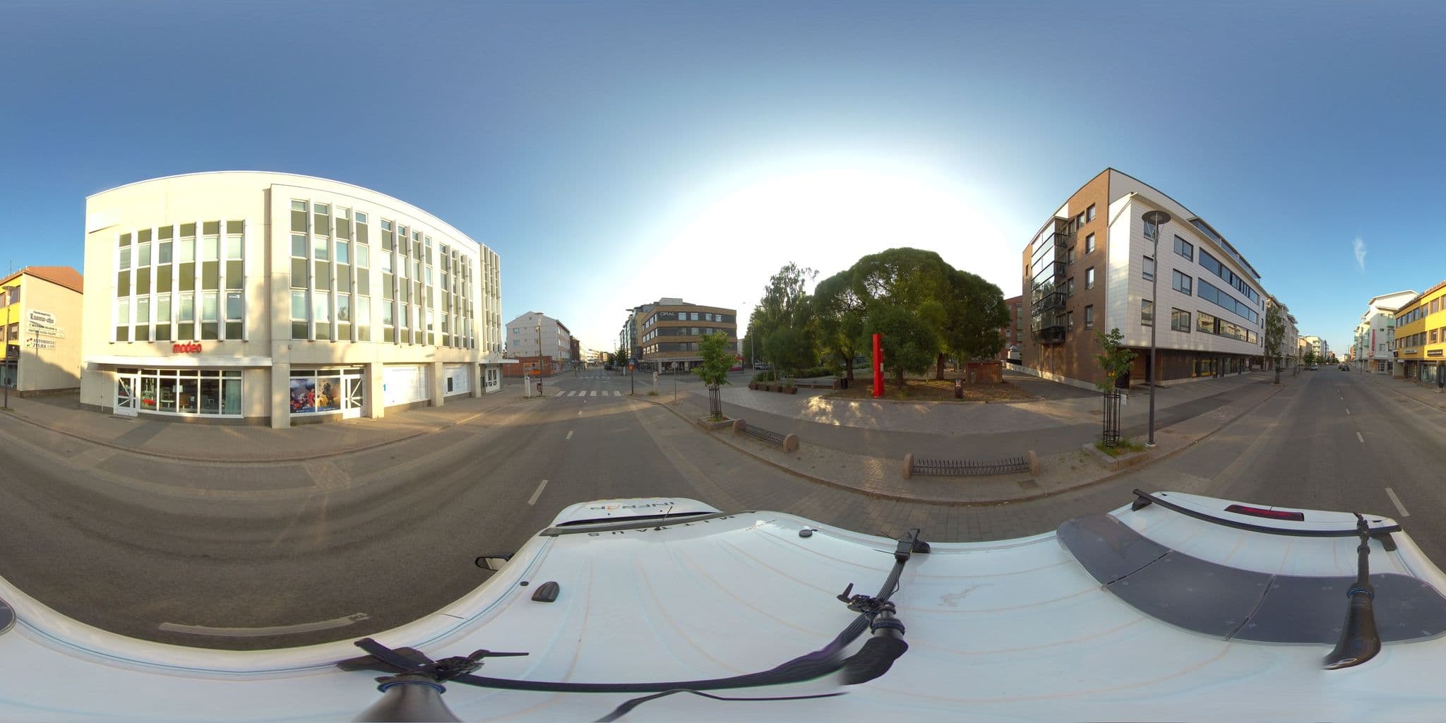 Street view near Penthouse Luxus City Apartments, Rovaniemi — © HTJoy (CC BY-SA · Mapillary)