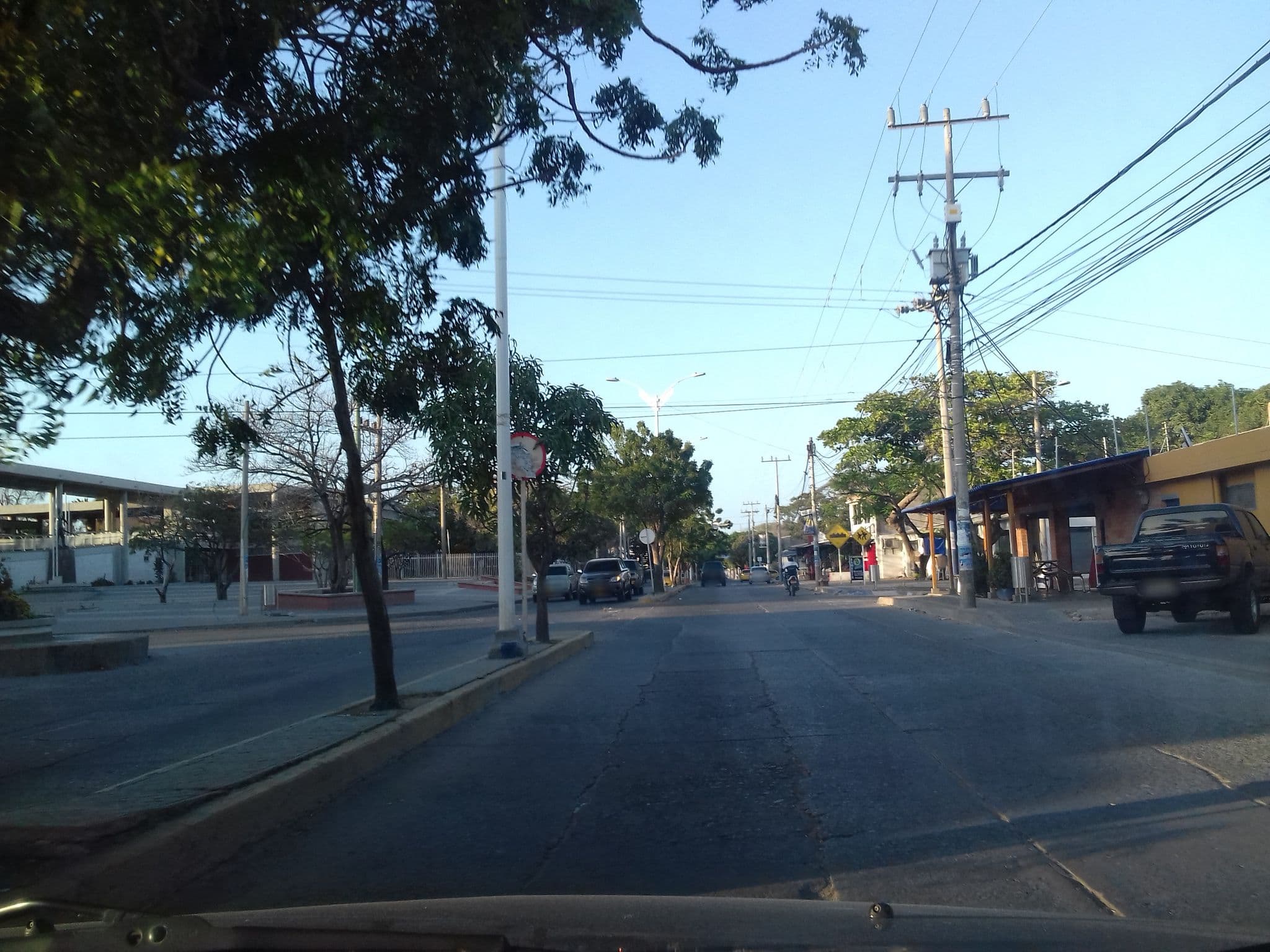 Street view near Hotel Barbacoa, Riohacha