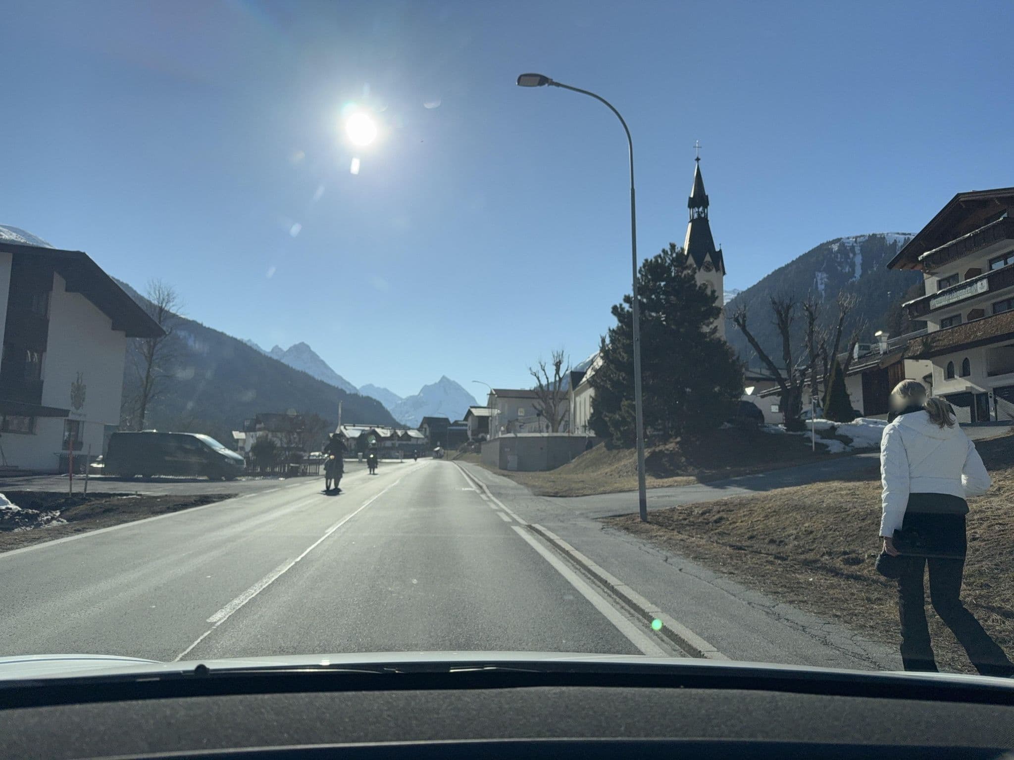 Street view near Chasa Altana, Ischgl