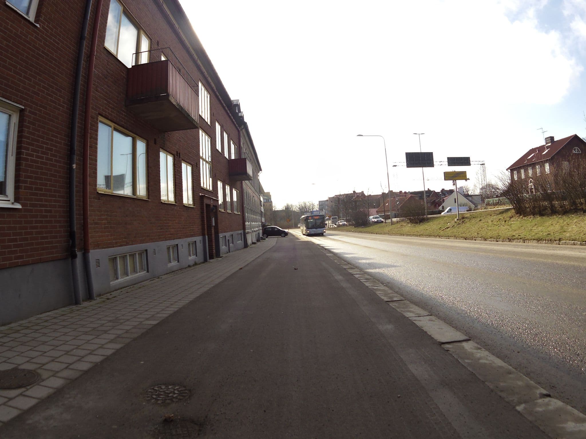 Street view near Halmstad city vandrarhem, Halmstad — © kimkong (CC BY-SA · Mapillary)
