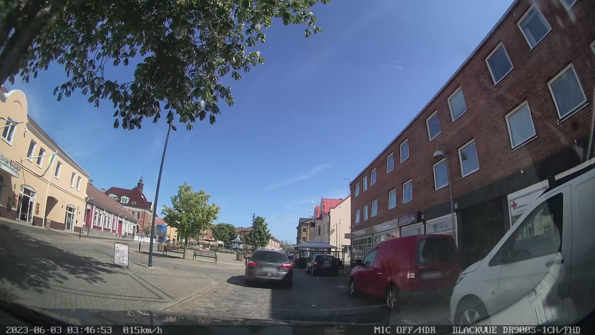 Street view near Stora hotellet, Tomelilla — © brenna (CC BY-SA · Mapillary)