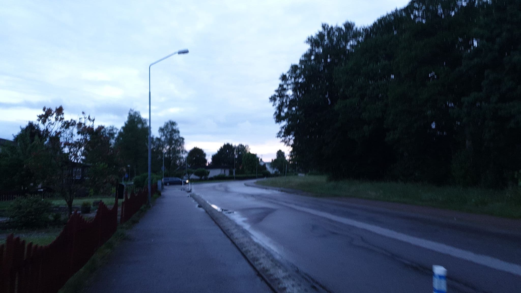Street view near Lapland Light & Silence, Ljungby — © christoffre (CC BY-SA · Mapillary)