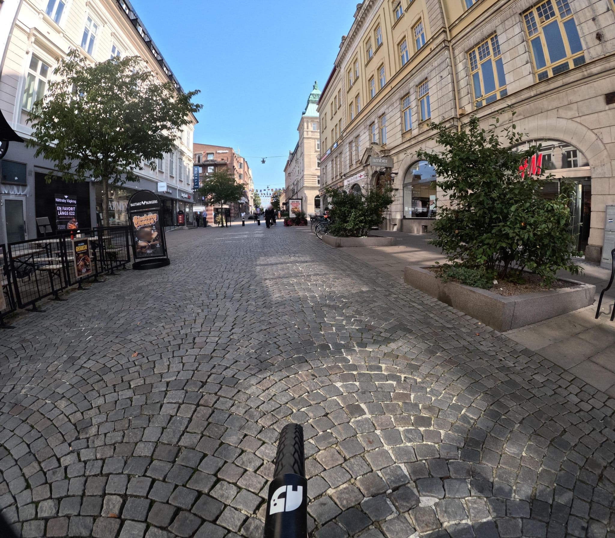 Street view near Trossö Hotel, Karlskrona — © fischnchips (CC BY-SA · Mapillary)