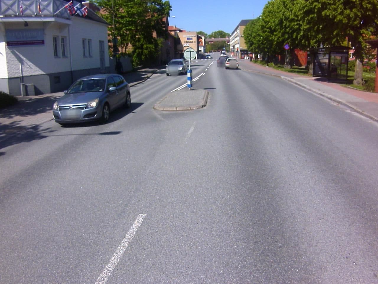 Street view near Göstgivargården och Vita Huset Bed & Breakfast, Sölvesborg — © solvesborgskommun (CC BY-SA · Mapillary)
