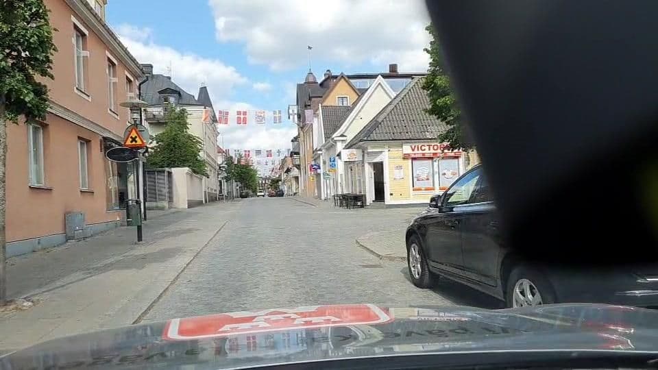 Street view near Hamnens Vandrarhem, Karlshamn — © roadroid (CC BY-SA · Mapillary)