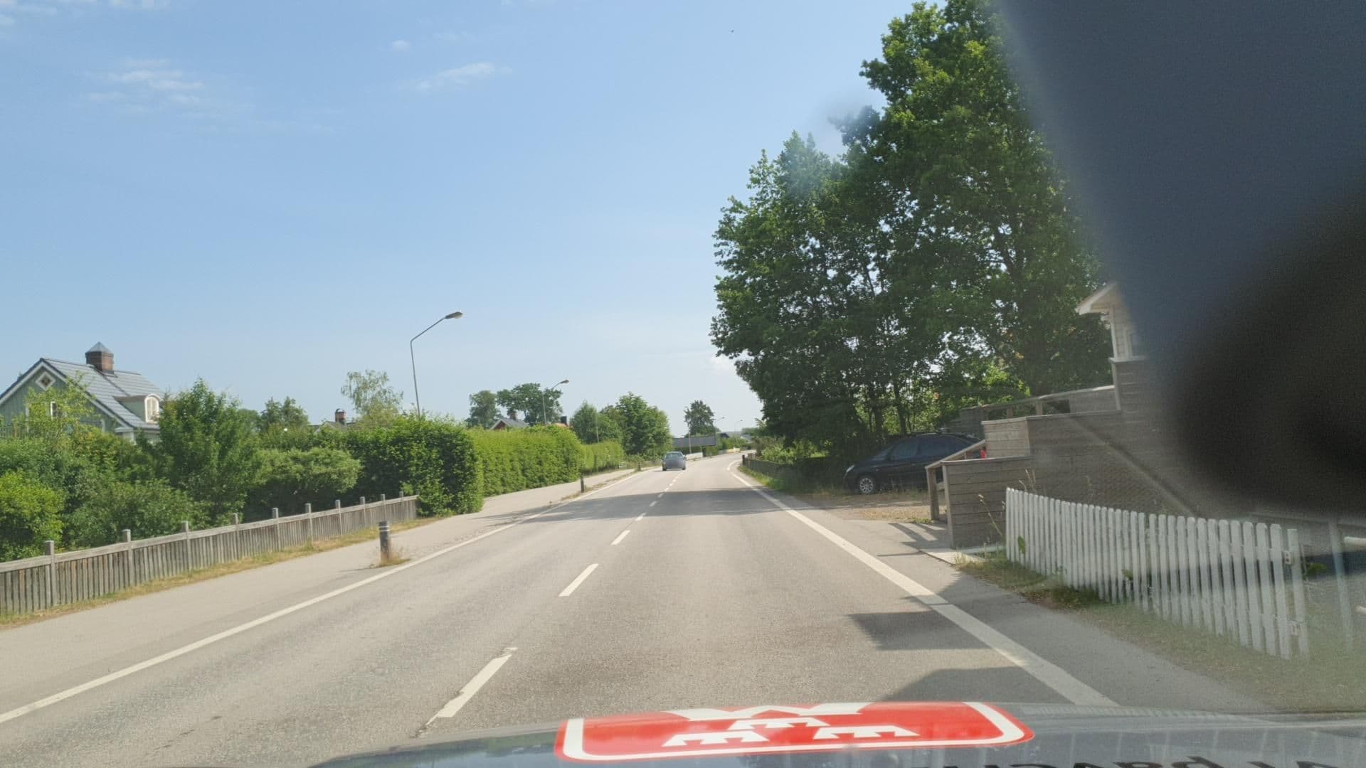 Street view near Gamla JärnvägsHotellet, Ljungbyholm — © roadroid (CC BY-SA · Mapillary)
