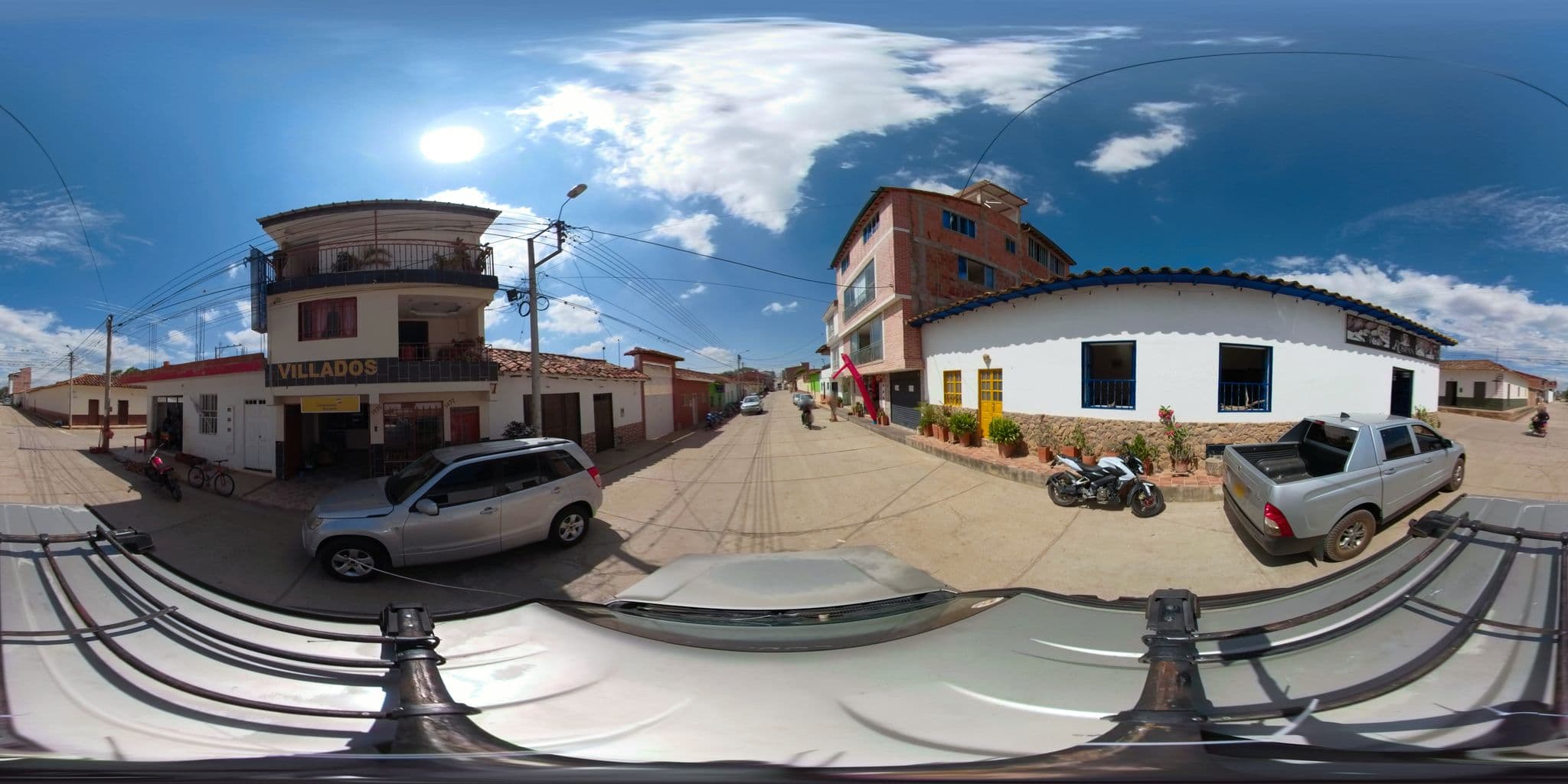 Street view near Hotel Villados, Barichara — © sidis (CC BY-SA · Mapillary)
