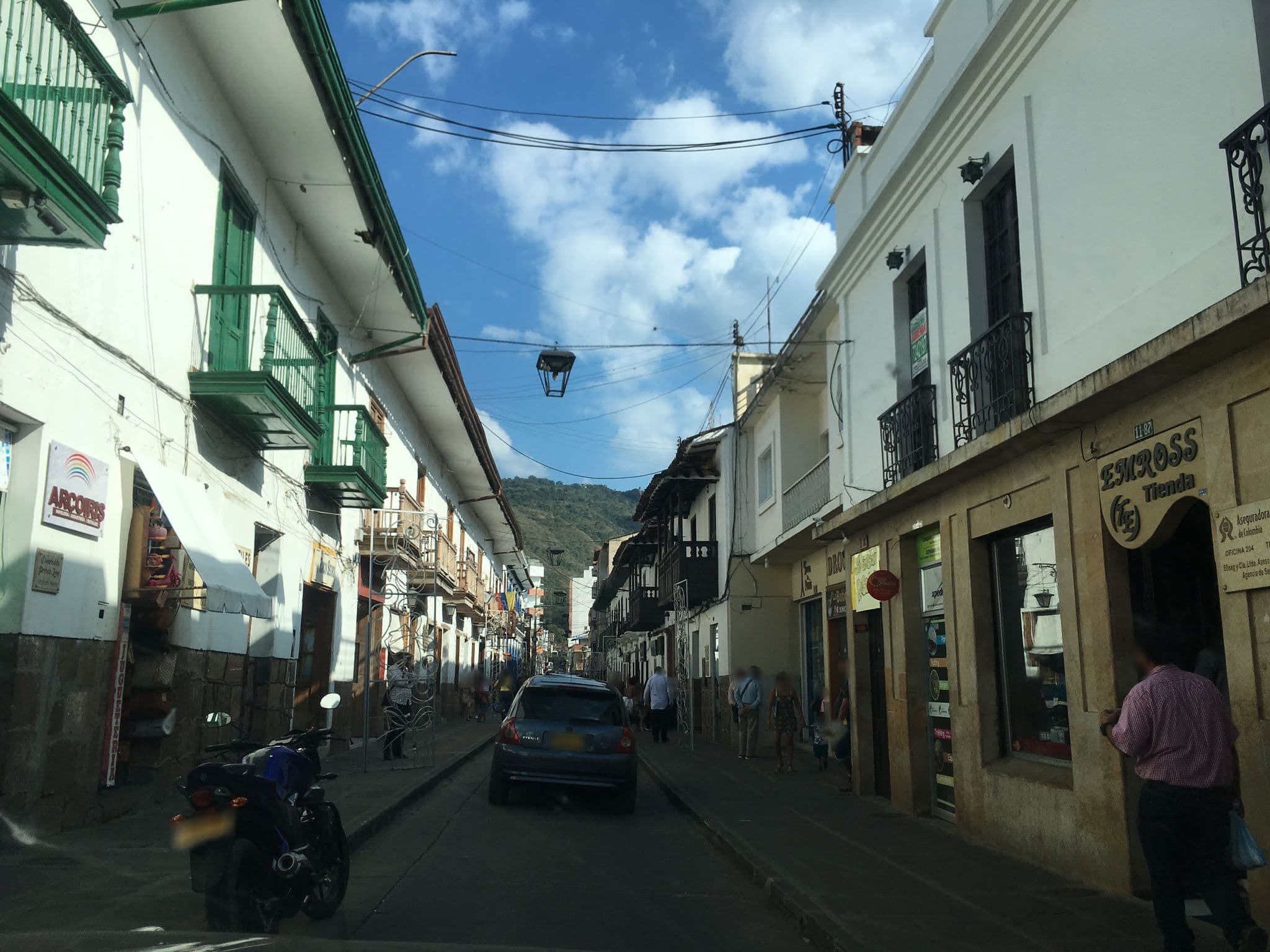 Street view near La Mansion Hostal, San Gil — © nicovargas (CC BY-SA · Mapillary)