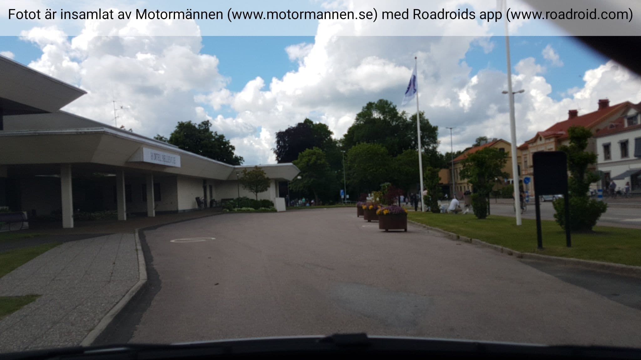 Street view near Hotel Bellevue Hjo, Hjo — © roadroid (CC BY-SA · Mapillary)