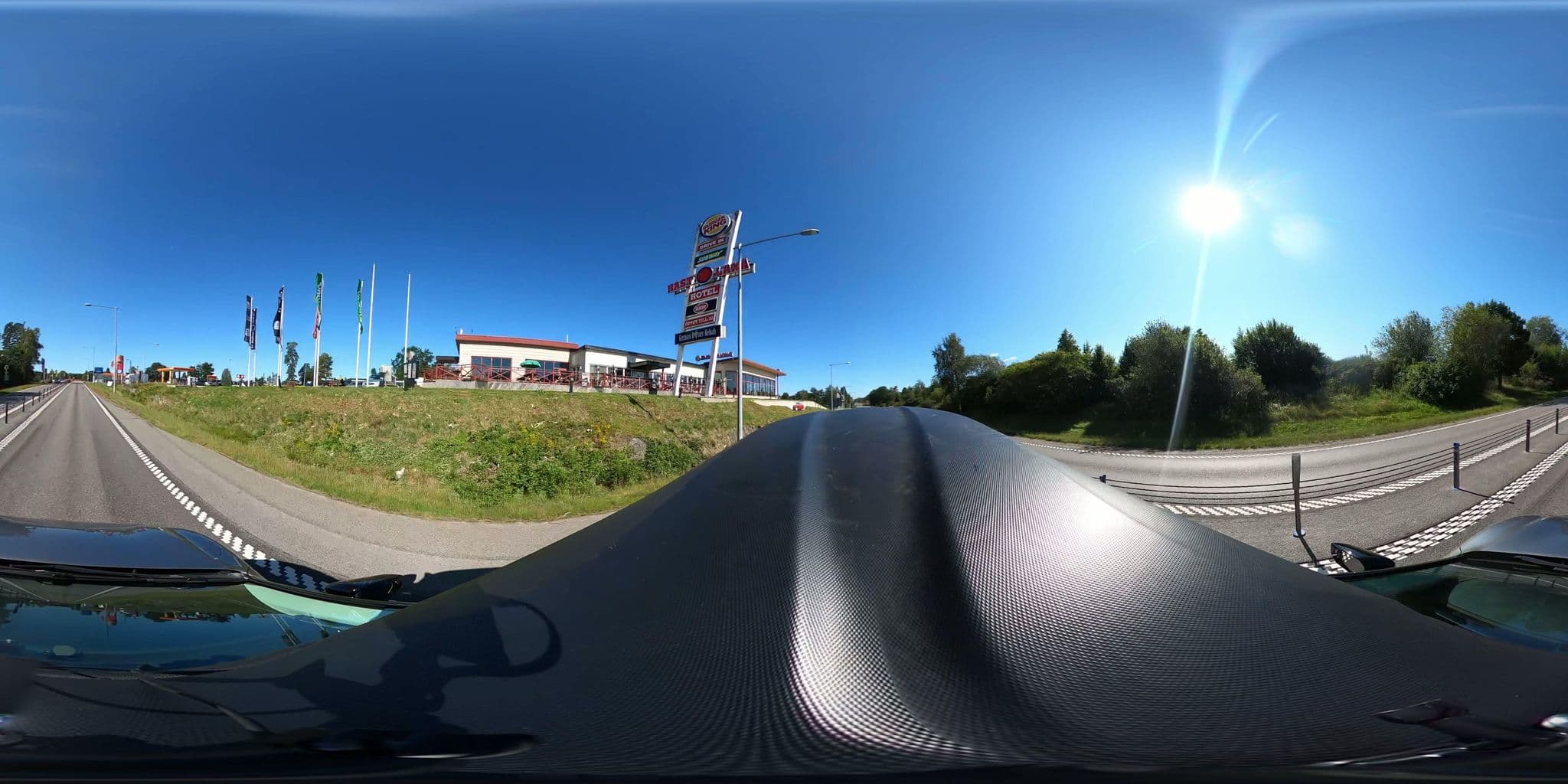 Street view near RastPunkt Laxå Restaurang & Hotell, Laxå — © thewizard (CC BY-SA · Mapillary)