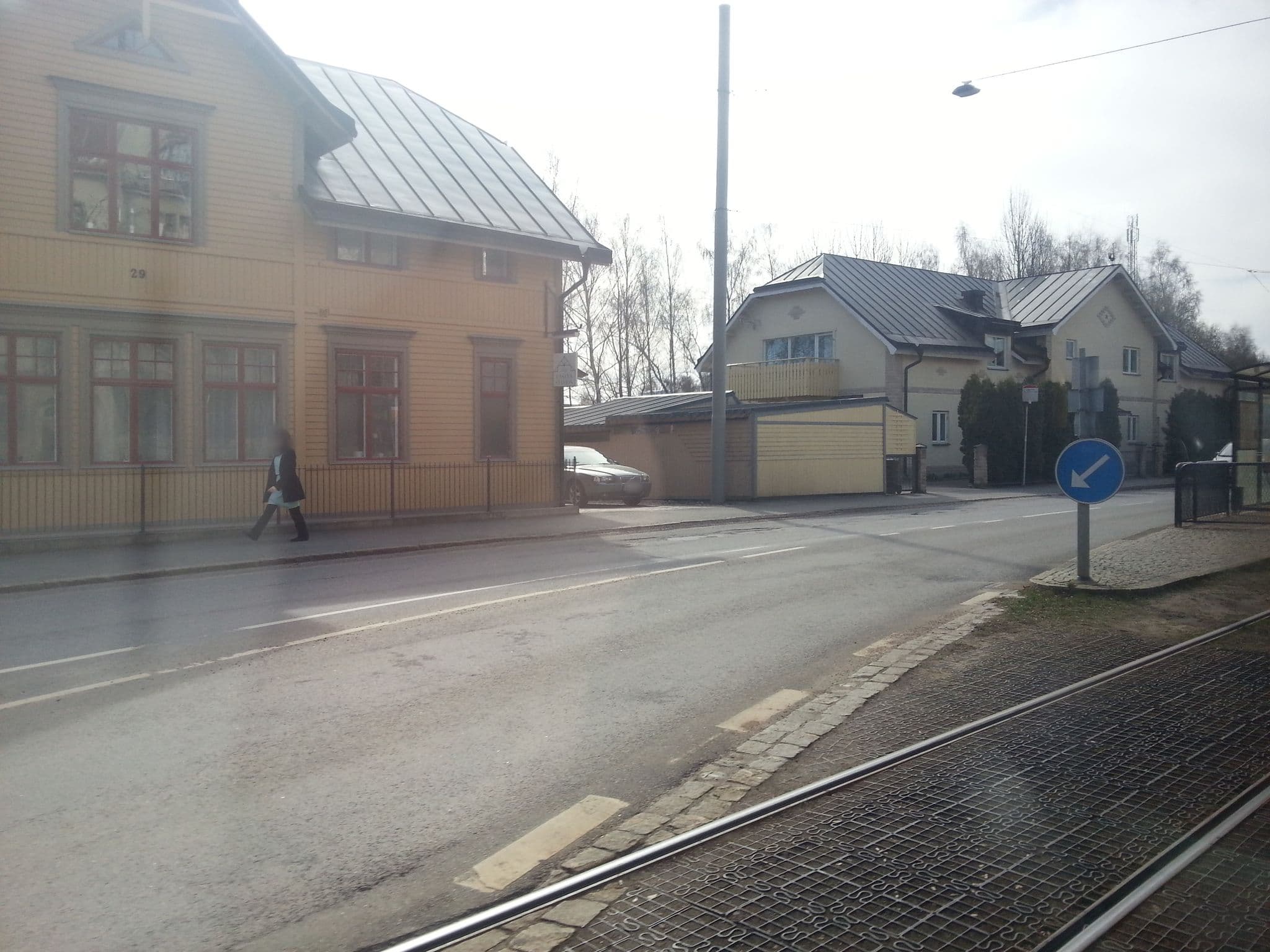 Street view near Västra Station B&B, Norrköping — © dagstjerna (CC BY-SA · Mapillary)