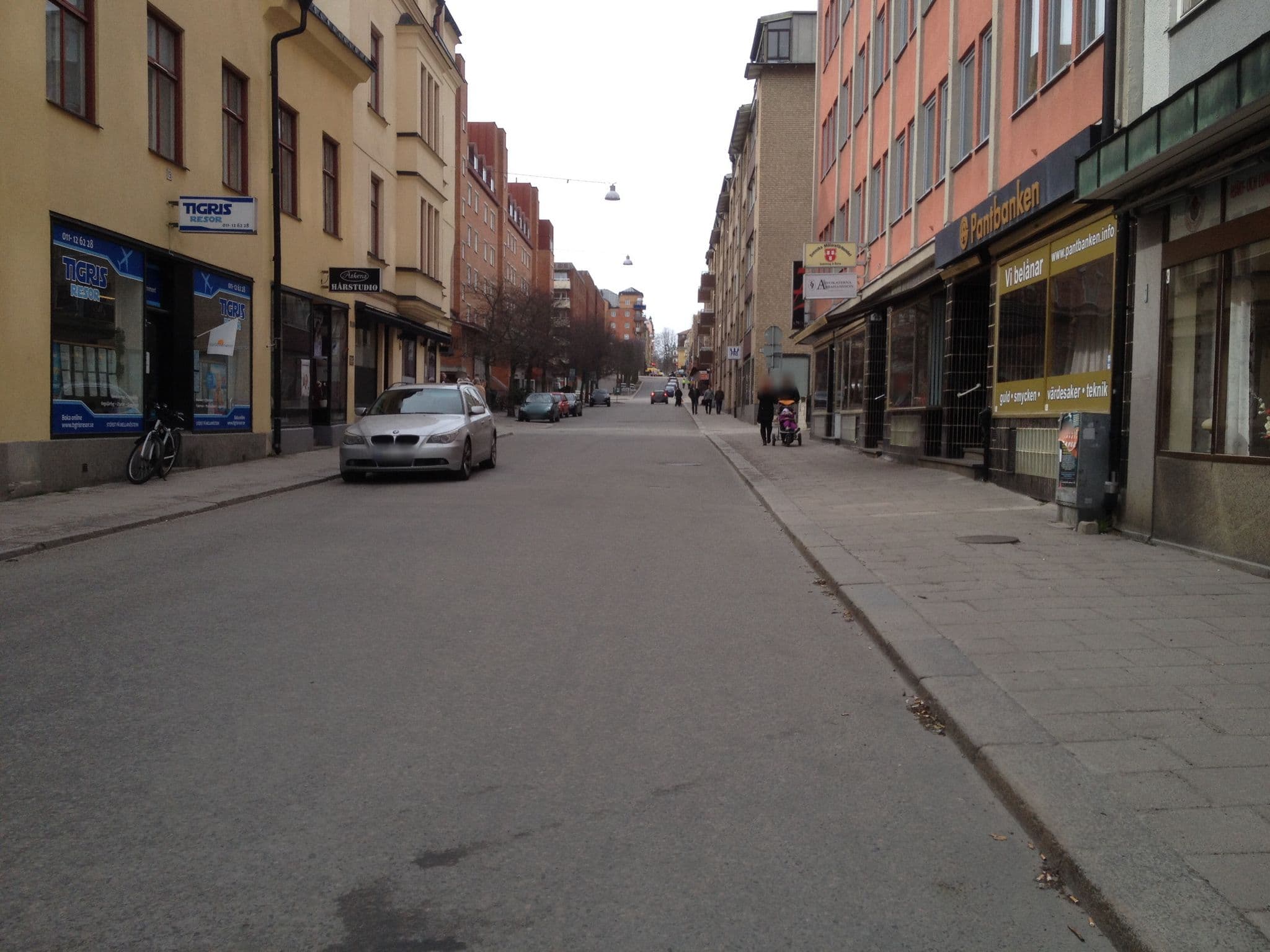 Street view near A Marican Hostel & Hotel in Norrköping, Norrköping — © nomalte (CC BY-SA · Mapillary)