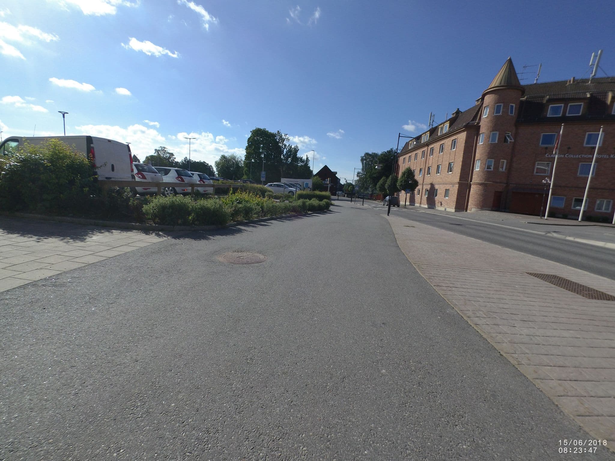 Street view near Clarion Collection Hotel Kompaniet, Nyköping — © perbac (CC BY-SA · Mapillary)