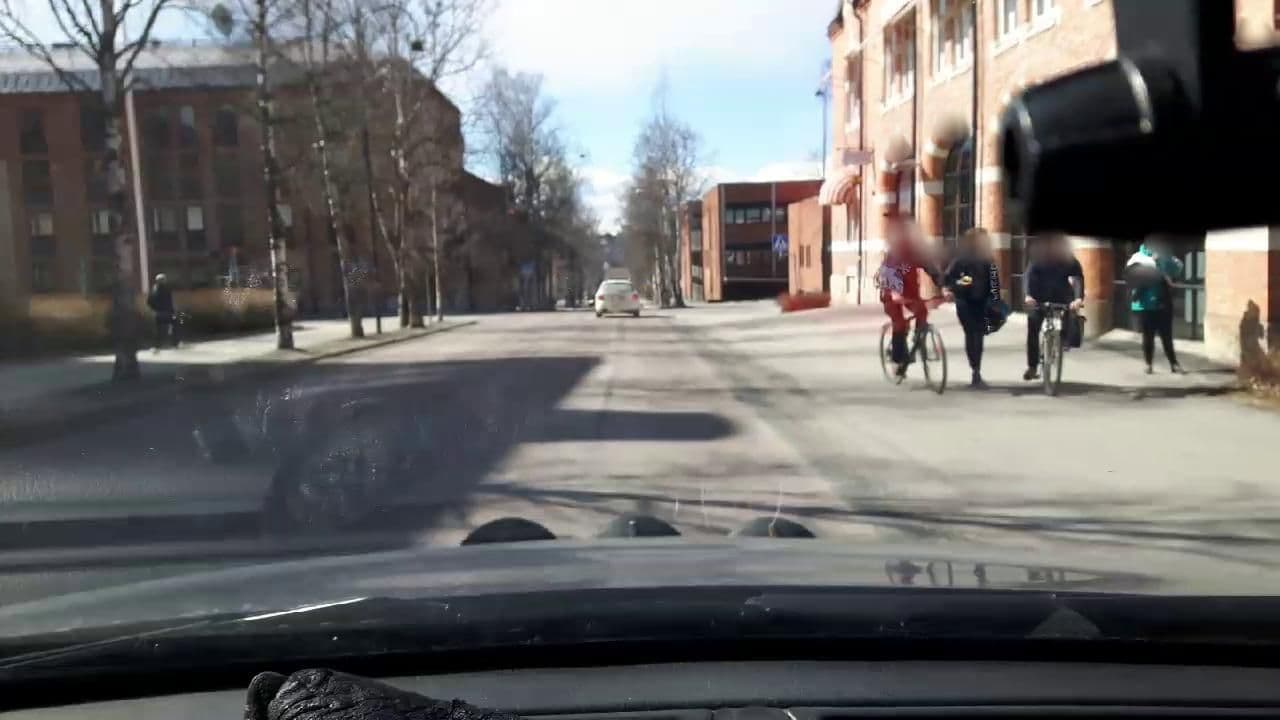 Street view near Rödkullen Exploatering, Östersund — © roadroid (CC BY-SA · Mapillary)