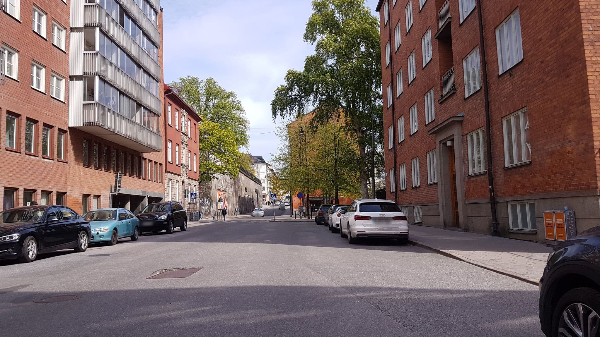 Street view near Apprimus, Södermalm — © haxpett (CC BY-SA · Mapillary)