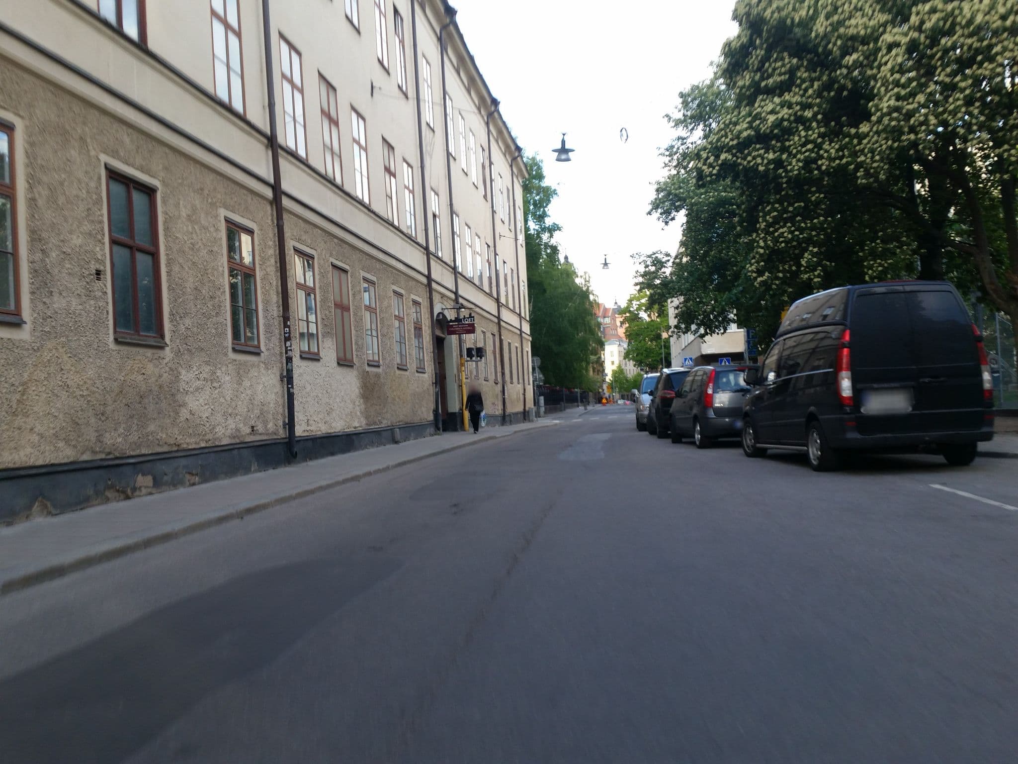 Street view near Columbus Hotell, Södermalm — © haxpett (CC BY-SA · Mapillary)