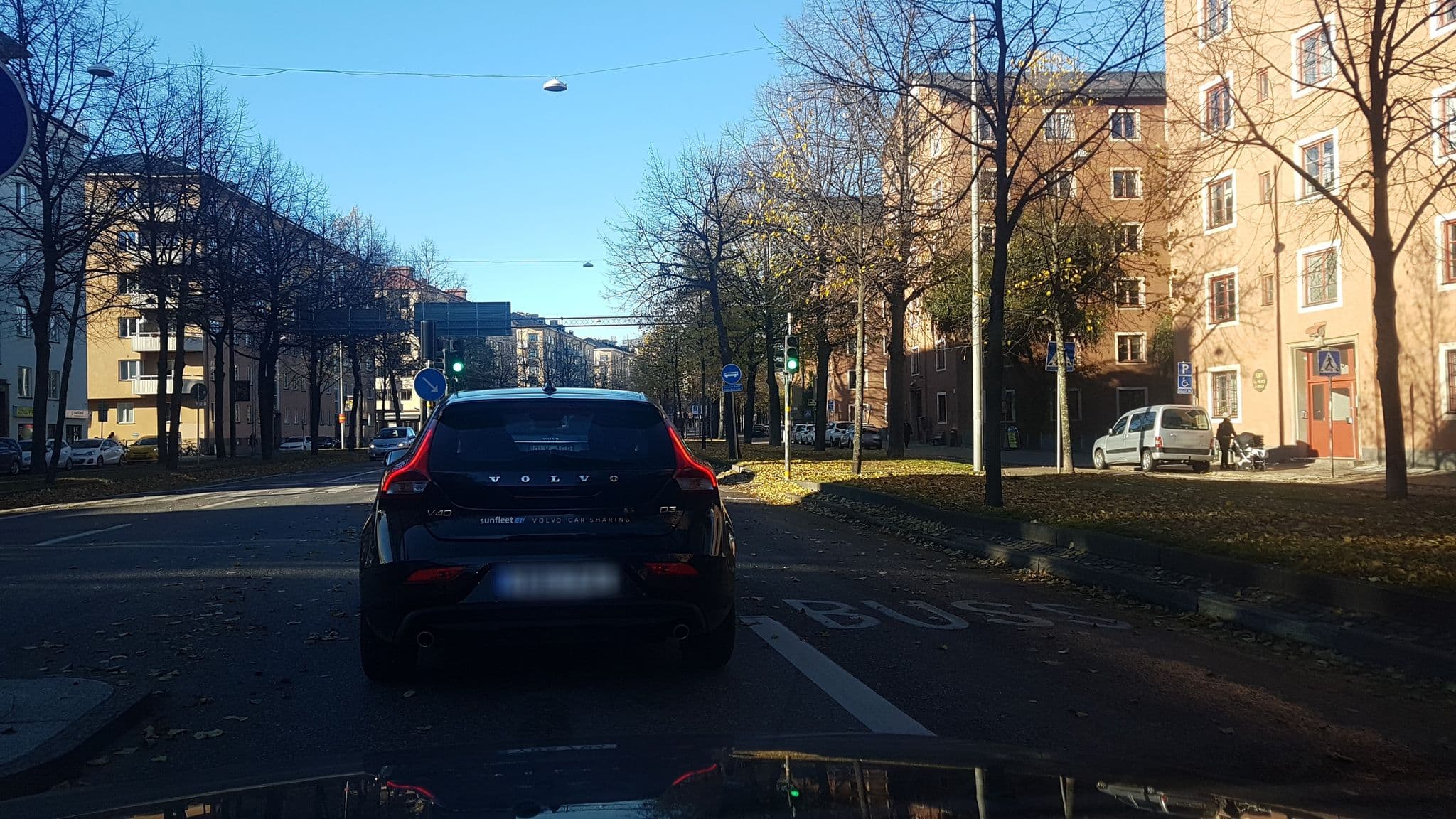 Street view near Battam, Södermalm — © haxpett (CC BY-SA · Mapillary)