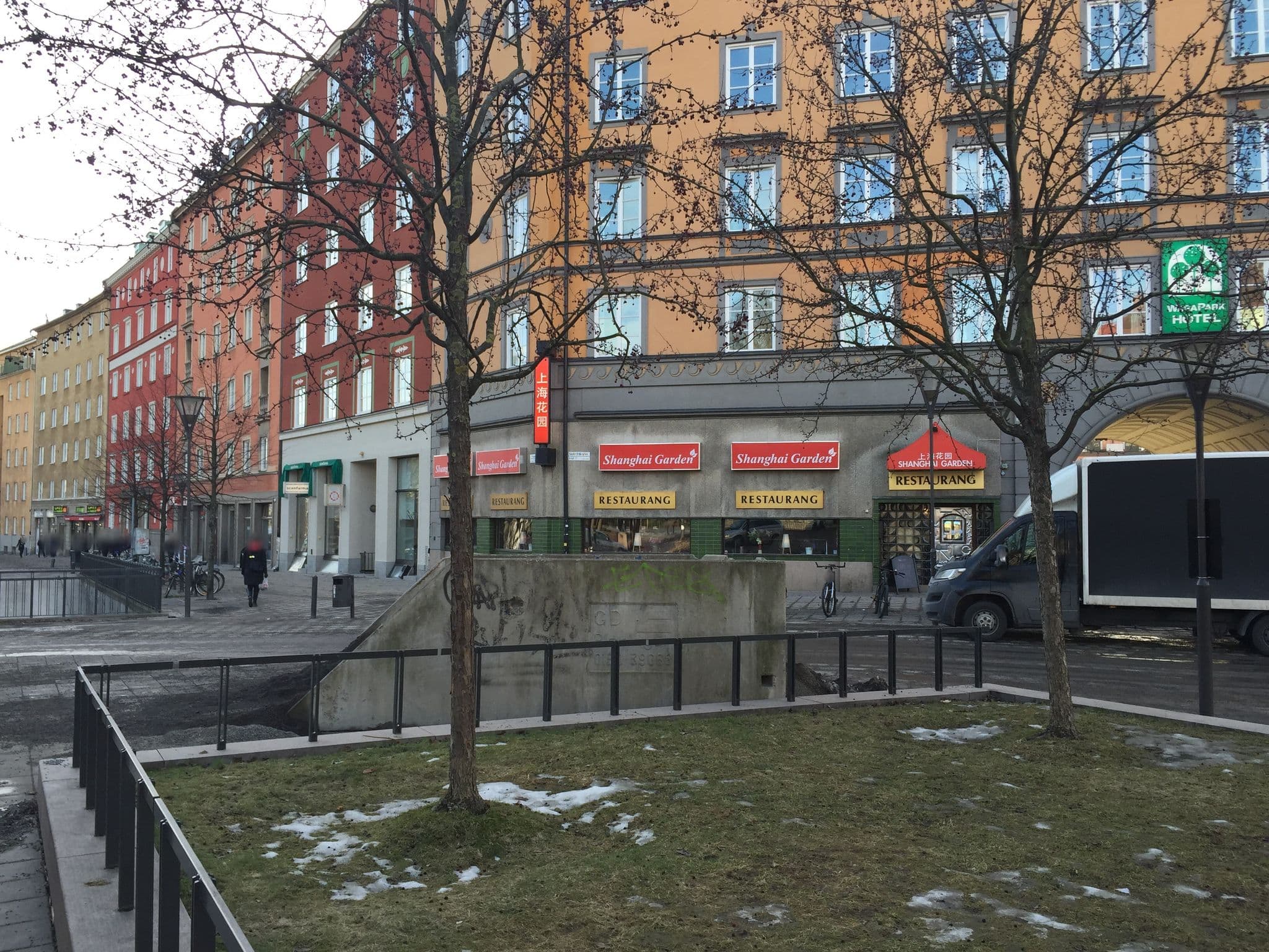 Street view near Intermark, Kungsholmen — © valteris (CC BY-SA · Mapillary)