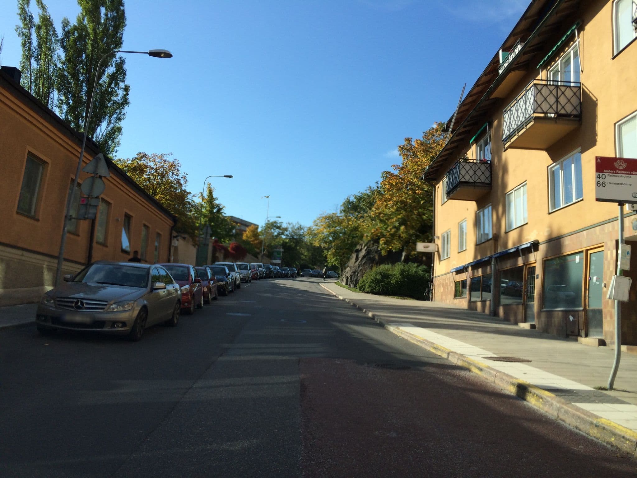 Street view near Reim Hem Hostel, Kungsholmen — © andreas_p (CC BY-SA · Mapillary)