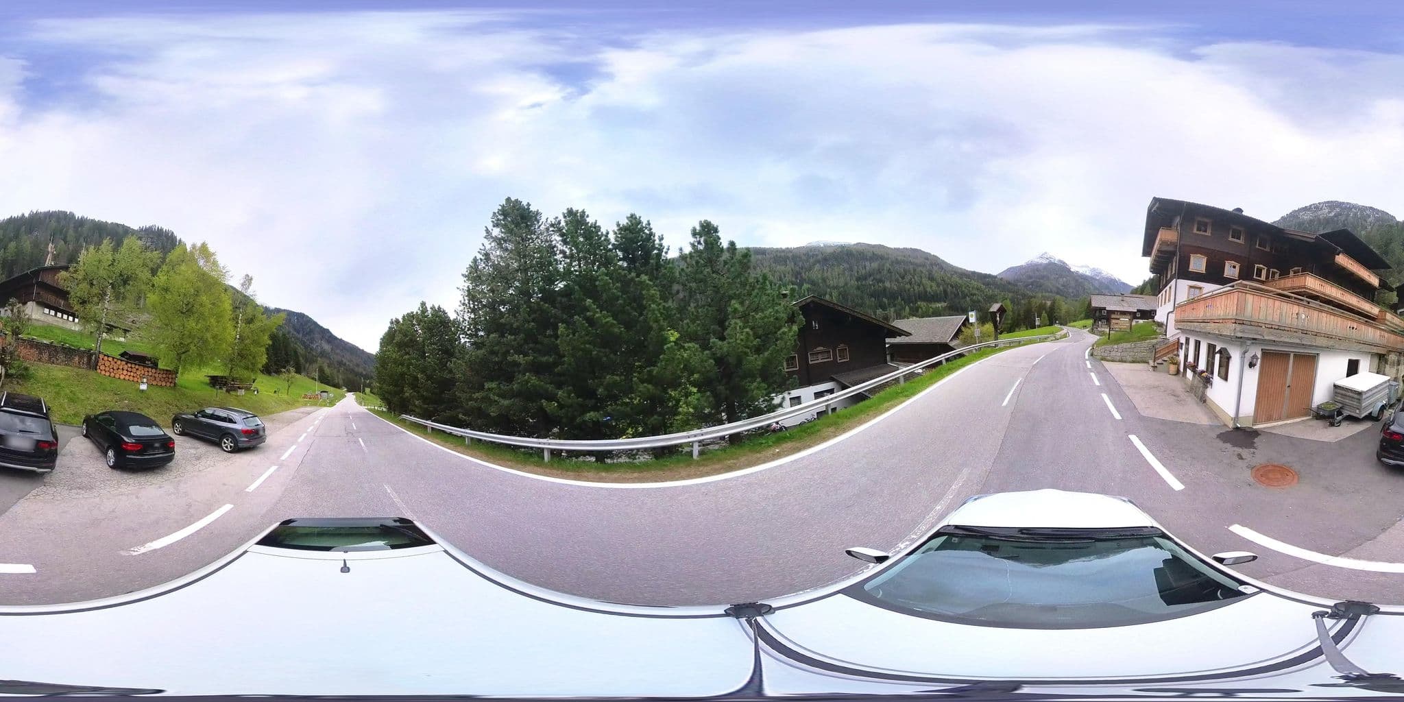 Street view near Pension Alpenrose, Virgen