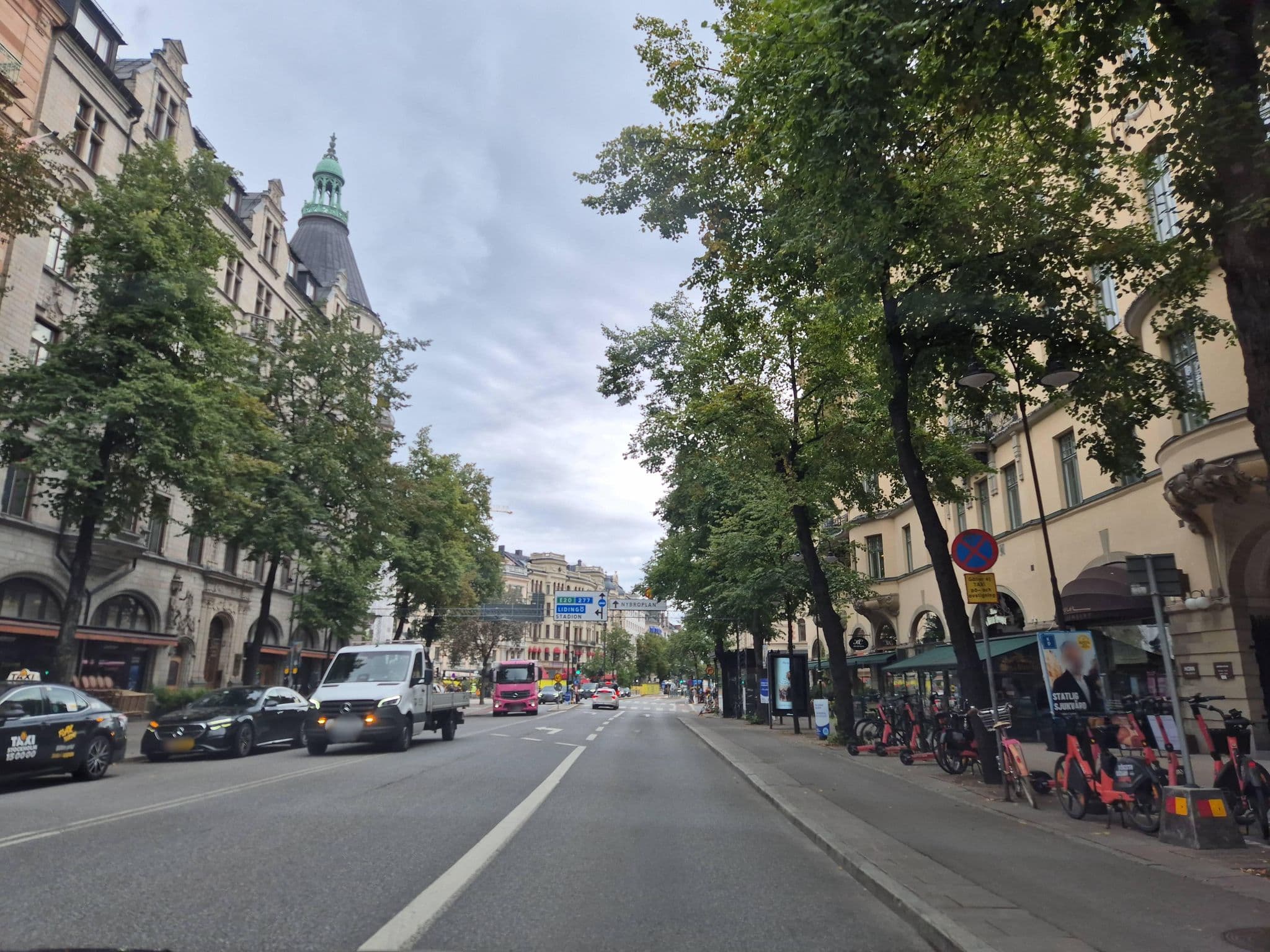 Street view near Hotel Stureplan, Östermalm — © jopparn (CC BY-SA · Mapillary)
