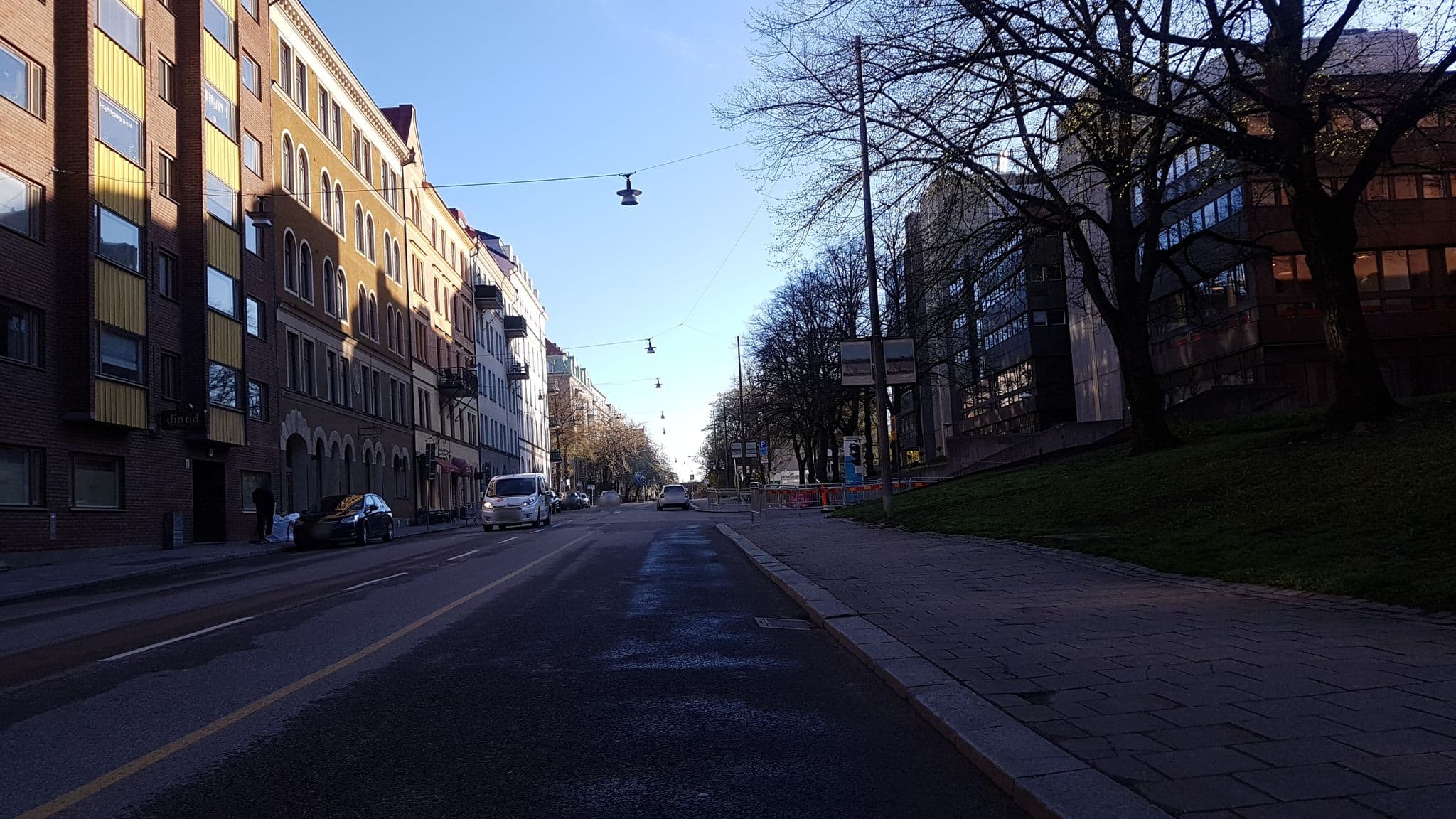 Street view near Hotell Tre Små Rum, Östermalm — © haxpett (CC BY-SA · Mapillary)