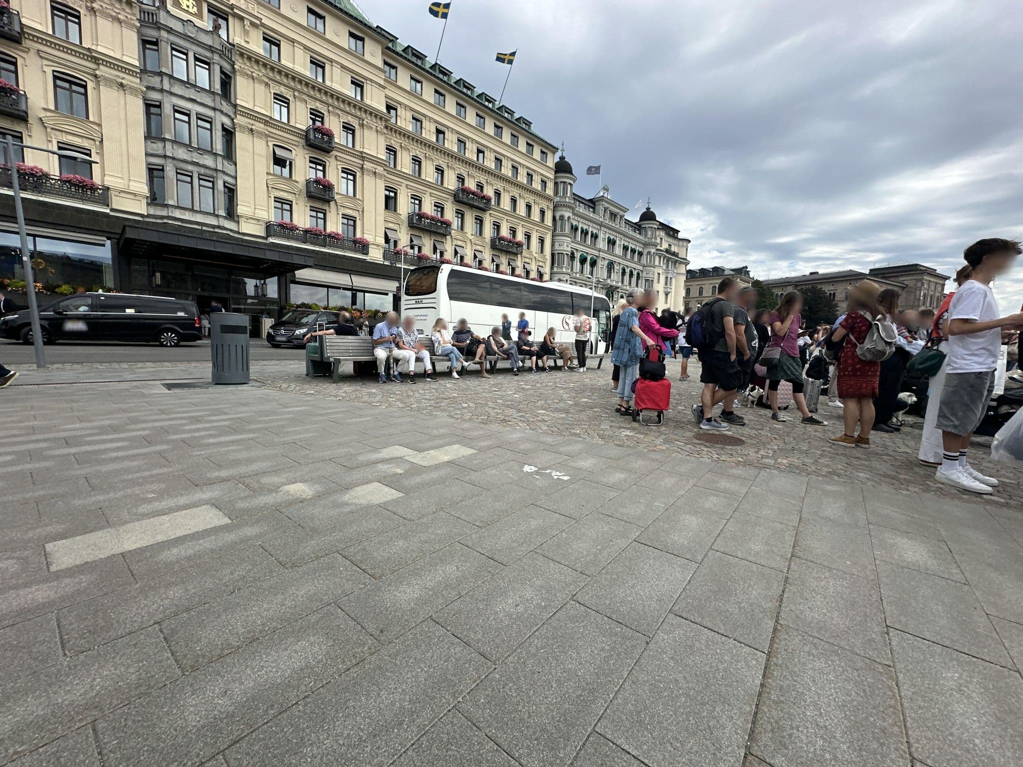 Street view near Grand Hôtel Stockholm, Stockholm — © quickness805 (CC BY-SA · Mapillary)