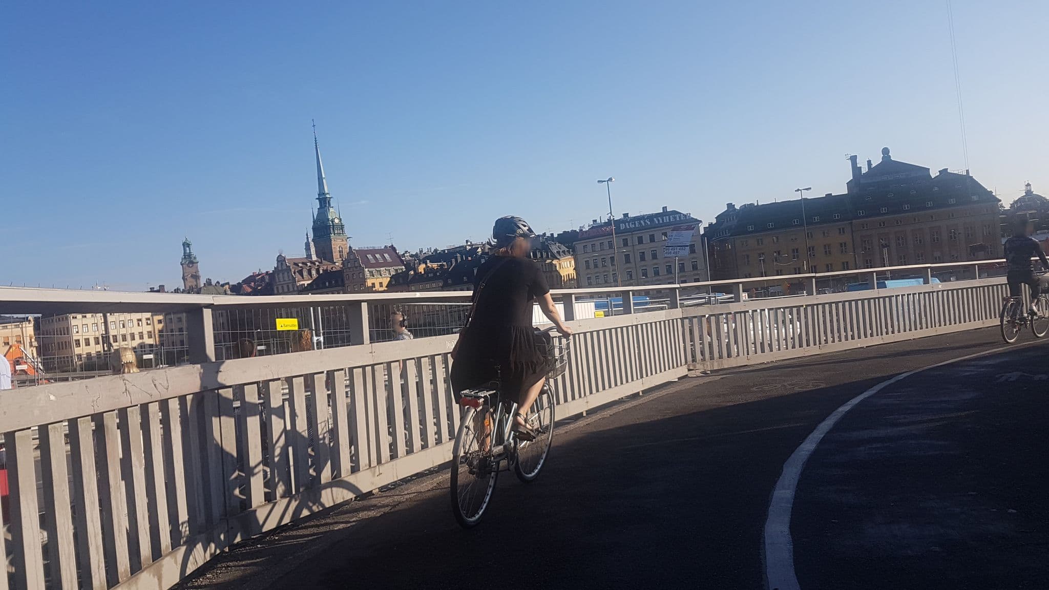Street view near Abbes Hotel Slussen, Gamla Stan — © haxpett (CC BY-SA · Mapillary)