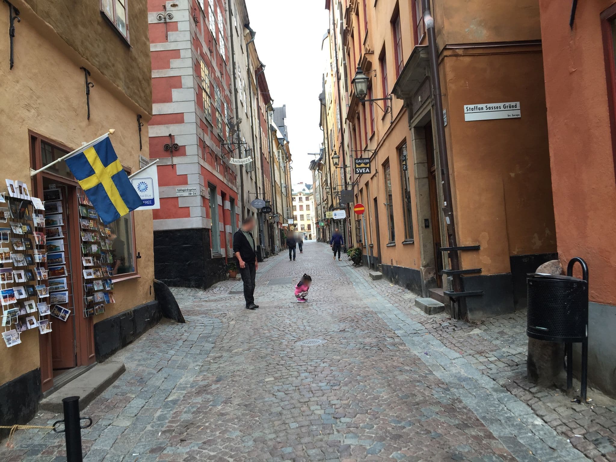 Street view near Abbes Hostel, Royal Palace, Gamla Stan — © stens51 (CC BY-SA · Mapillary)
