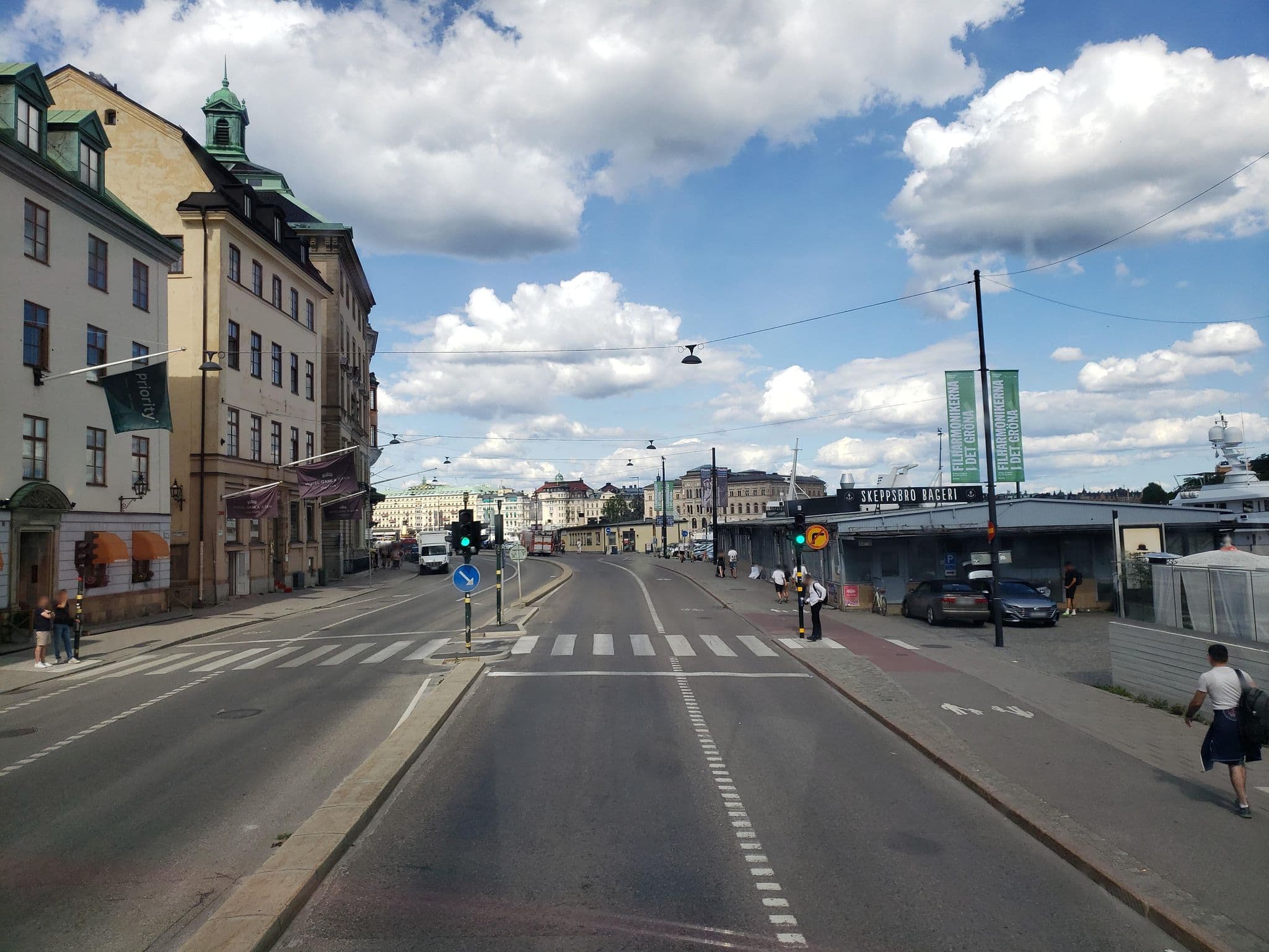 Street view near Glassmagasinet, Gamla Stan — © mapfool (CC BY-SA · Mapillary)
