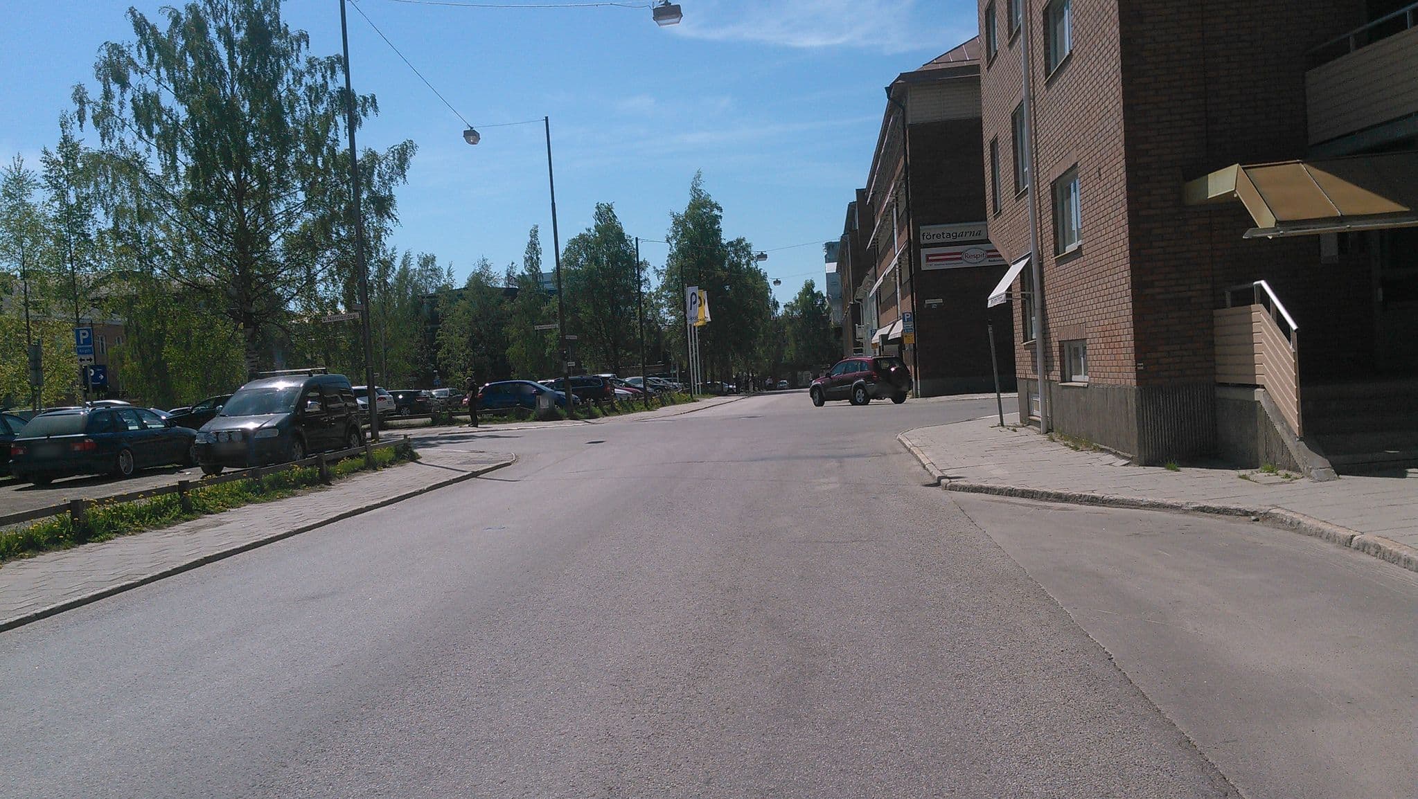 Street view near HRF Hotell och Restaurang Facket Avdelning 20, Umeå — © mmn (CC BY-SA · Mapillary)