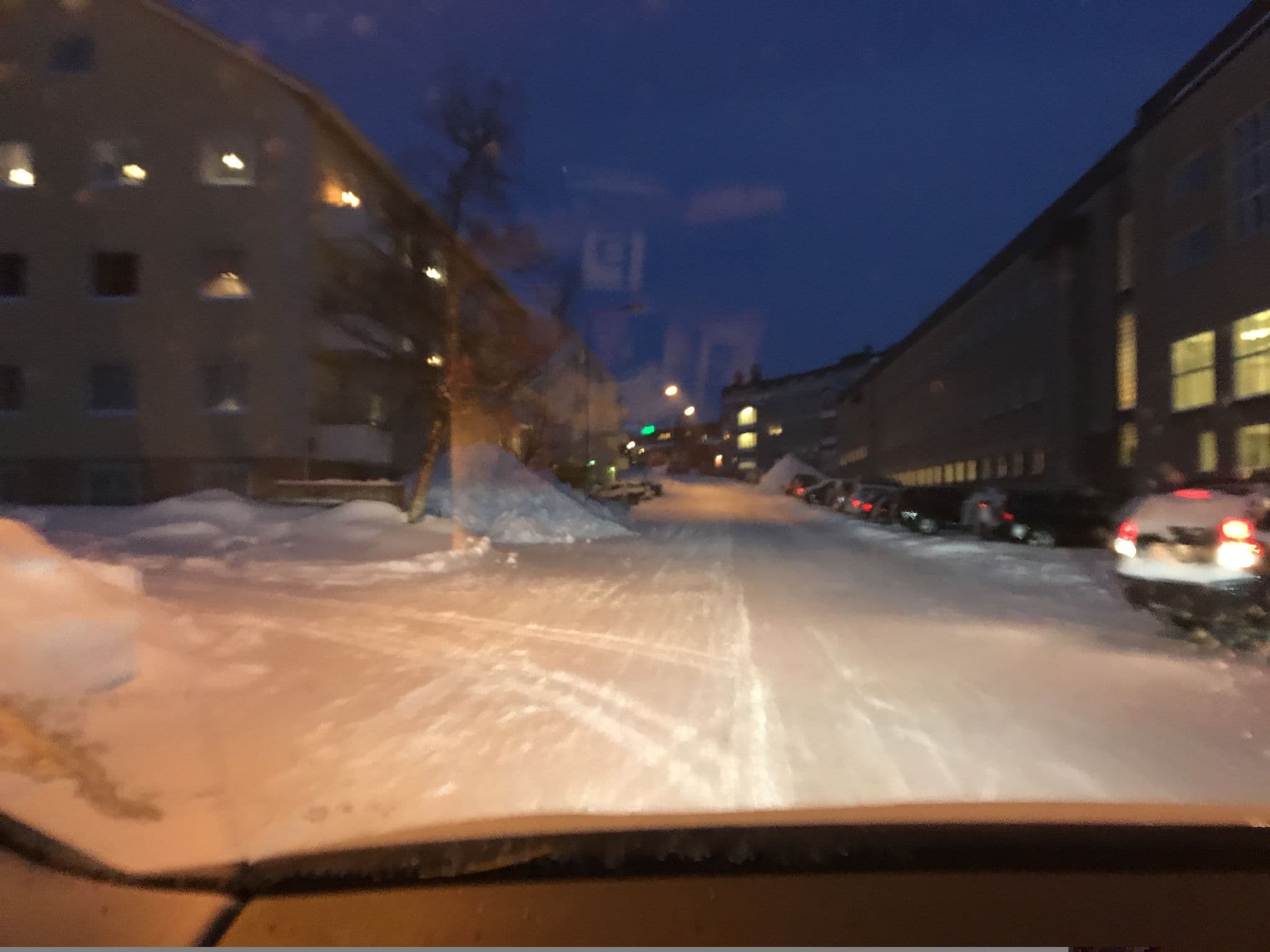 Street view near Logimäklaren, Kiruna — © maintenanceltu (CC BY-SA · Mapillary)