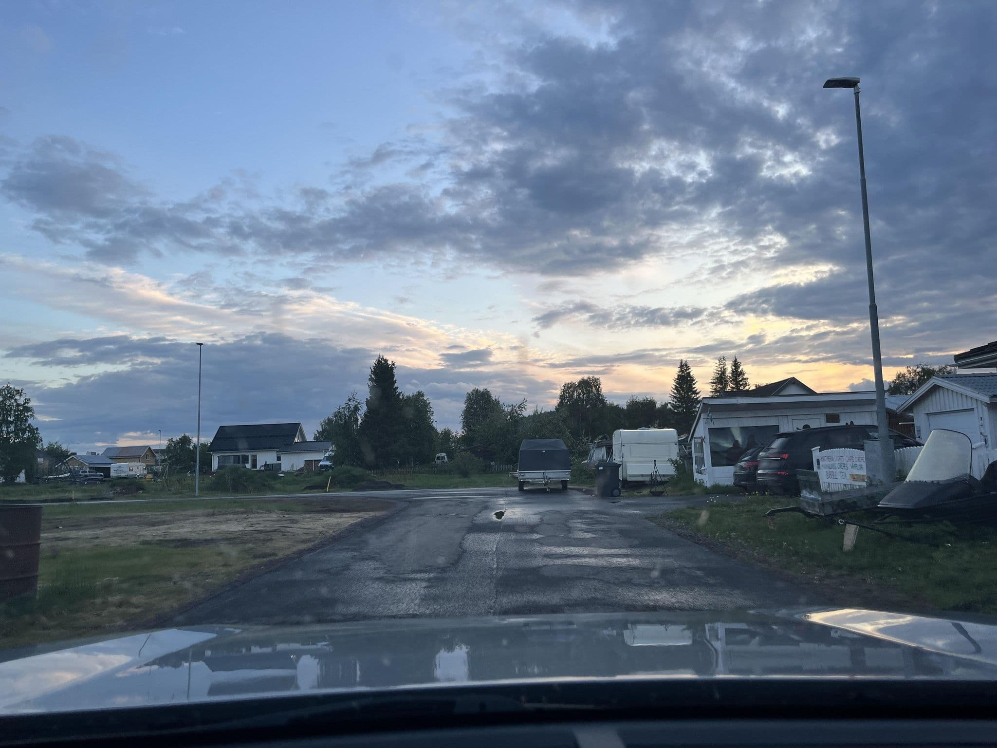 Street view near The Northern Light House, Kiruna — © masterofnoroad (CC BY-SA · Mapillary)