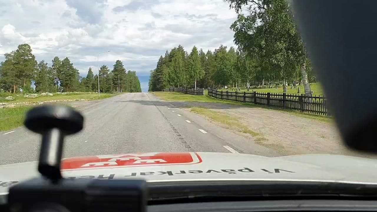 Street view near The UFO, Tree Hotel, Boden — © roadroid (CC BY-SA · Mapillary)