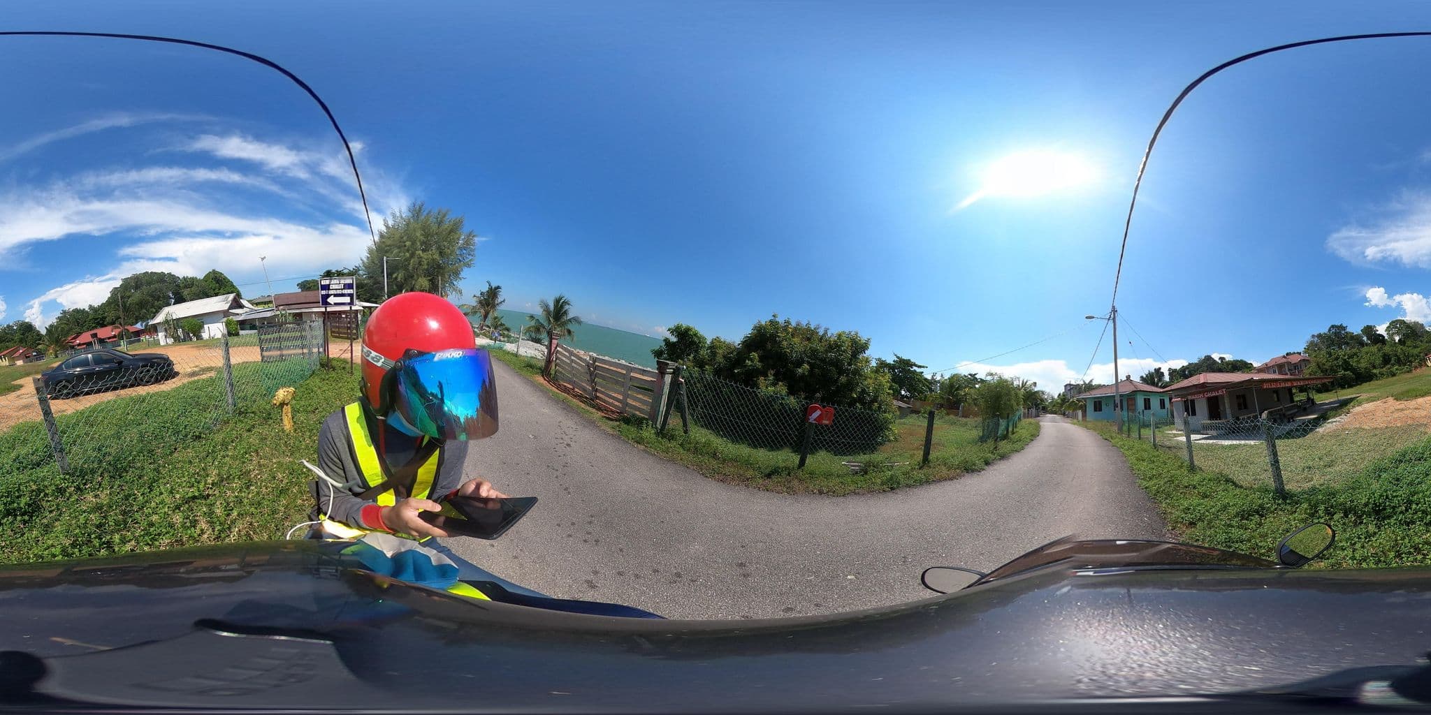 Street view near Pau Chalet, Kampung Kuala Linggi — © ahlang2 (CC BY-SA · Mapillary)