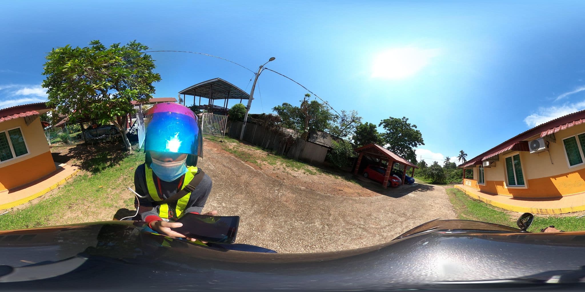 Street view near Laman Guesthouse, Kampung Kuala Linggi — © ahlang2 (CC BY-SA · Mapillary)