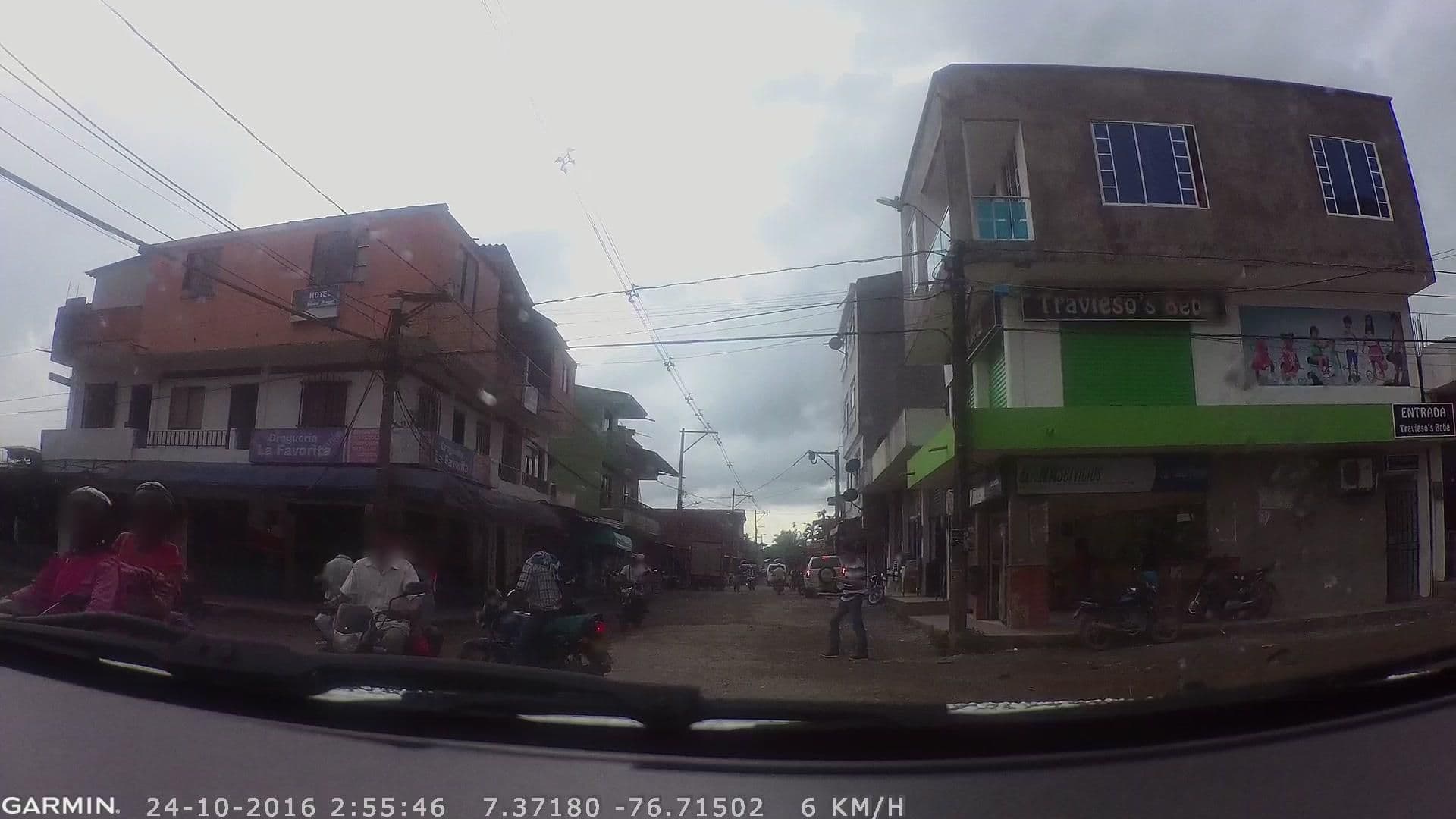 Street view near Hotel Mar Azul, Chigorodó — © santi1708 (CC BY-SA · Mapillary)