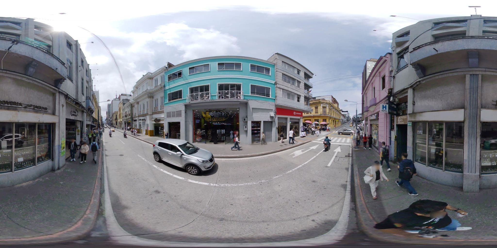 Street view near Golden Frog Mountain, Manizales — © masora (CC BY-SA · Mapillary)