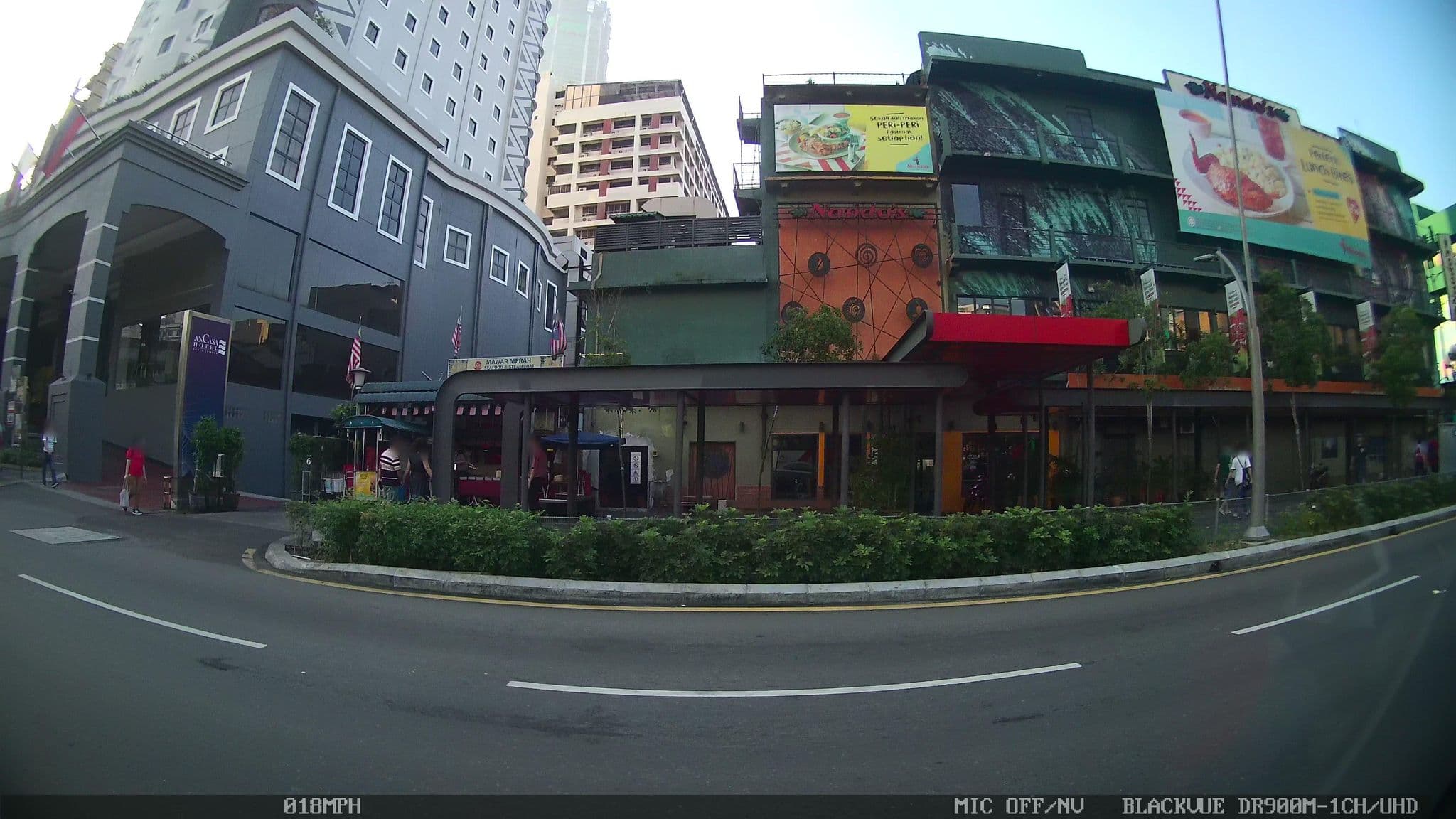 Street view near Nanyang hotel, Bukit Bintang — © kaart5 (CC BY-SA · Mapillary)