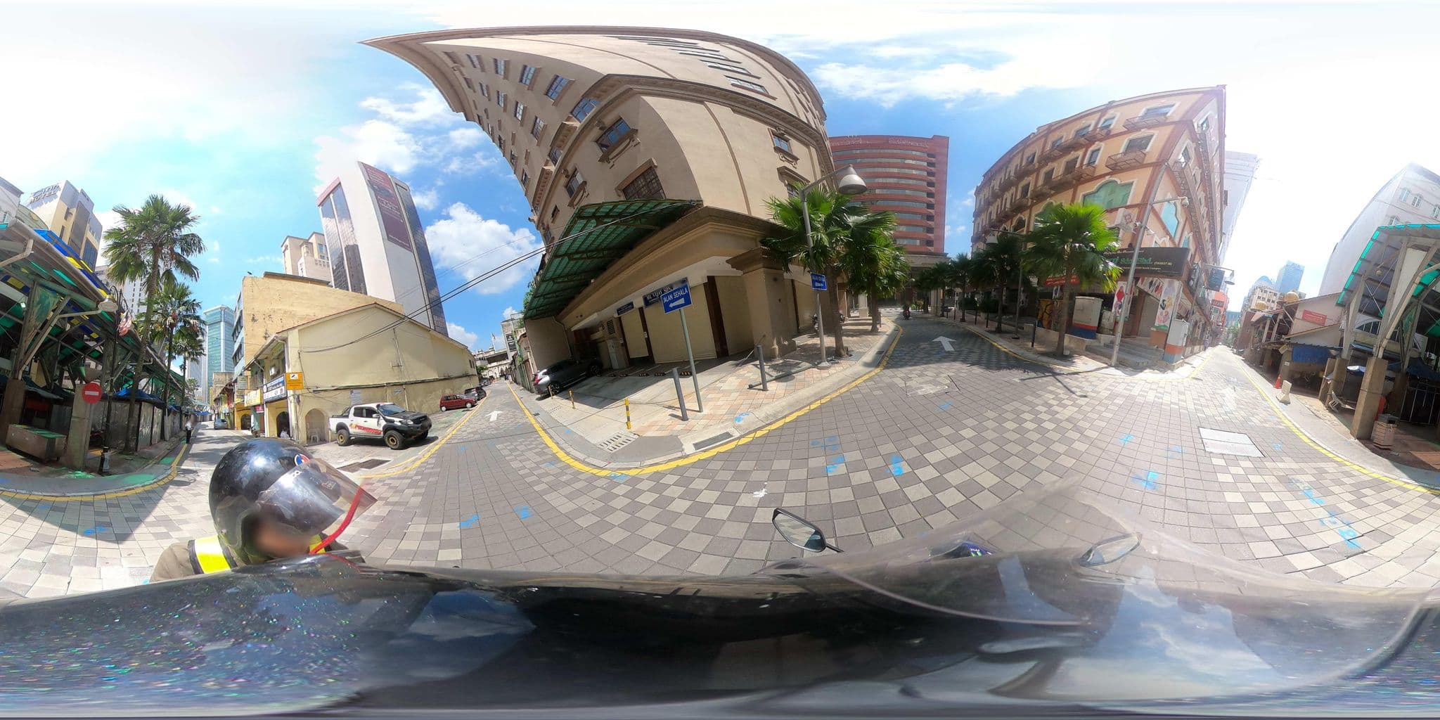 Street view near Hotel Blue Sky, Kuala Lumpur — © ahlang2 (CC BY-SA · Mapillary)