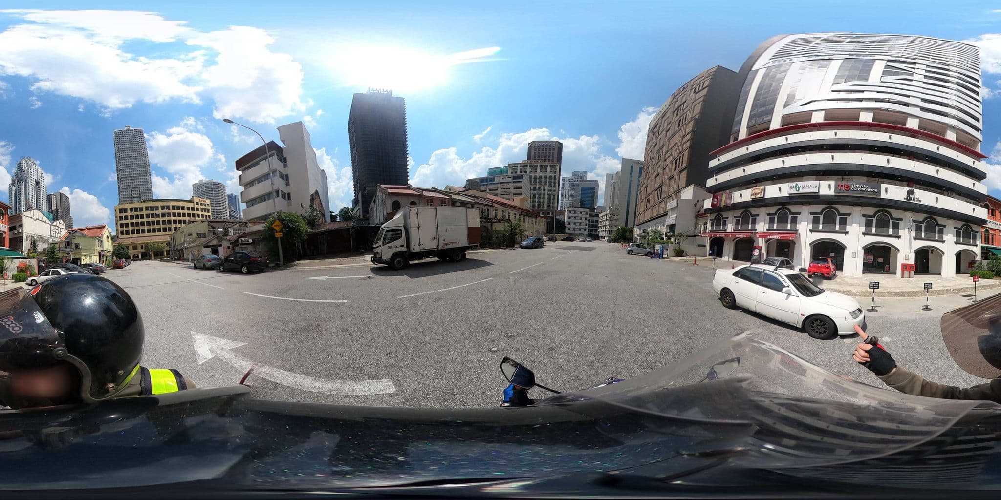 Street view near Warm Stay Hotel, Kampung Baru — © ahlang2 (CC BY-SA · Mapillary)
