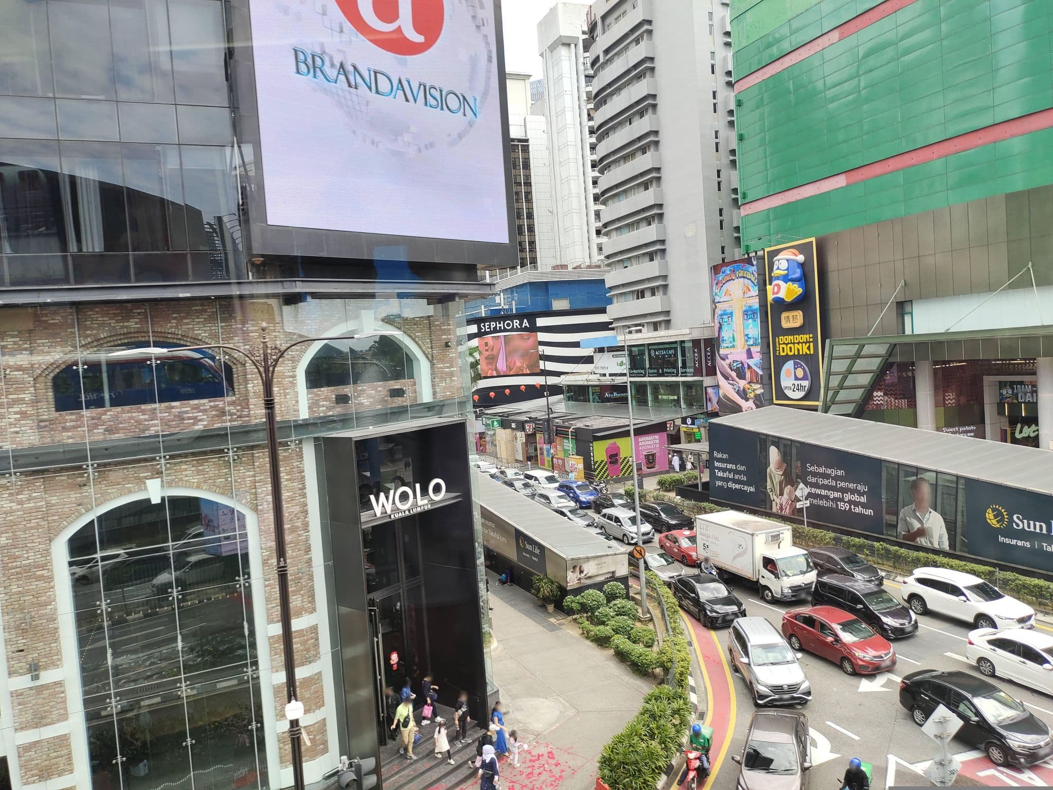 Street view near Room 832 Level 8 Radius International Hotel, Bukit Bintang — © zh9567 (CC BY-SA · Mapillary)