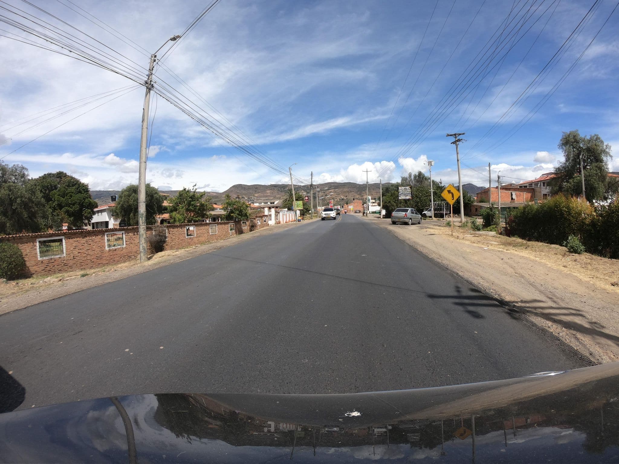 Street view near Cabaña Villa Lucía, Sáchica — © angoca (CC BY-SA · Mapillary)