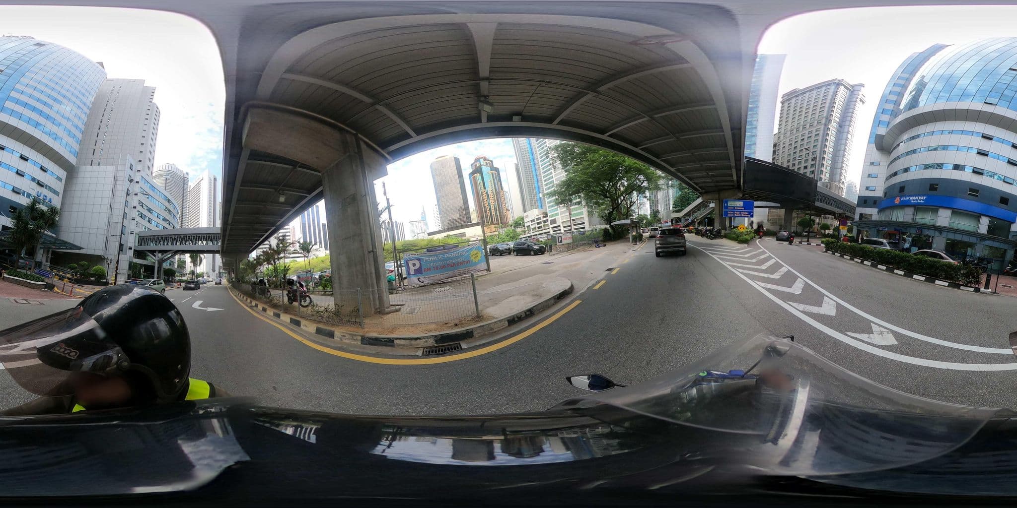 Street view near Swimming Pool @ Crown Plaza Mutiara Hotel, Bukit Bintang — © ahlang2 (CC BY-SA · Mapillary)