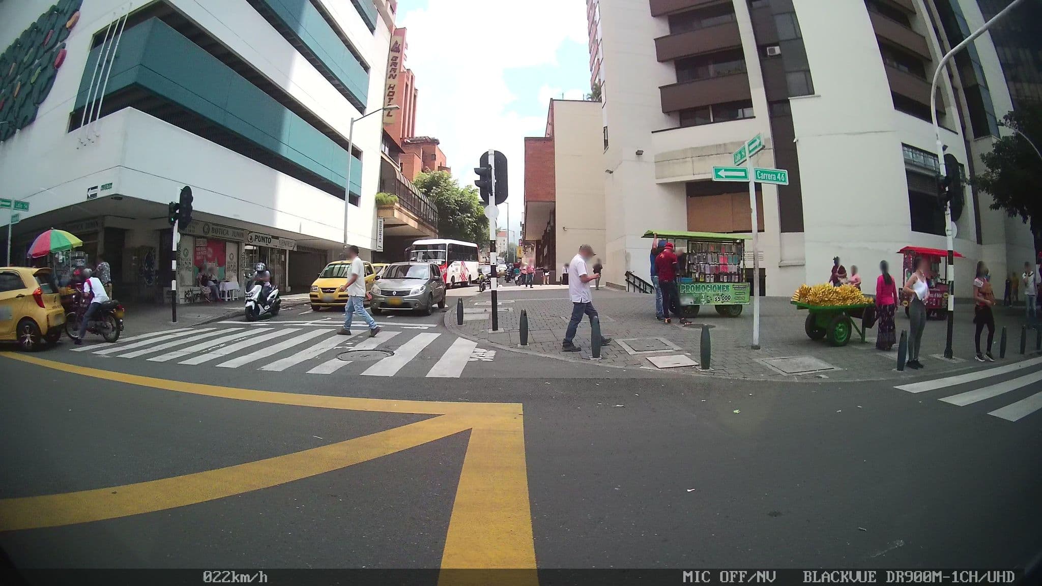 Street view near Gran Hotel, Medellín