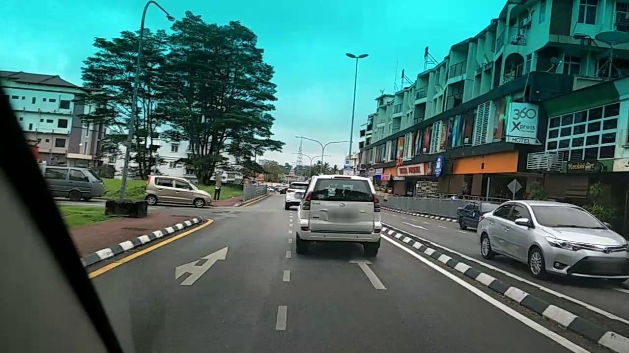 Street view near Kemena Hotels & Residence, Kuching — © roadroid (CC BY-SA · Mapillary)