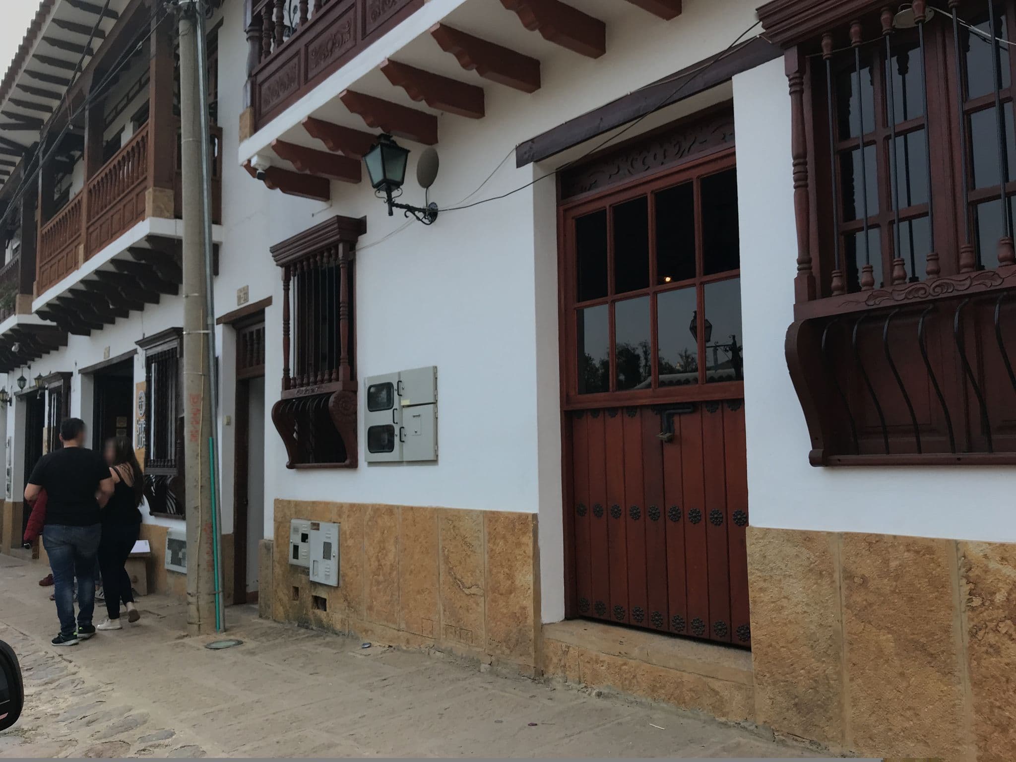 Street view near Casa Cantabria, Villa de Leyva — © ejegg (CC BY-SA · Mapillary)
