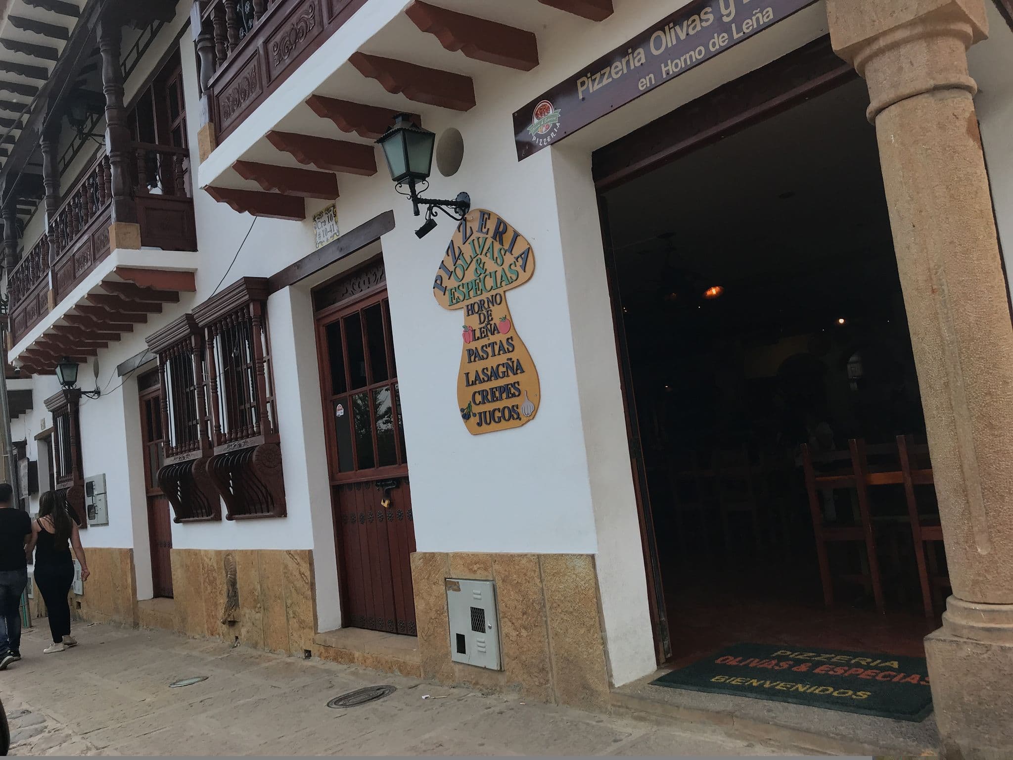 Street view near Cemandy Hostal, Villa de Leyva — © ejegg (CC BY-SA · Mapillary)