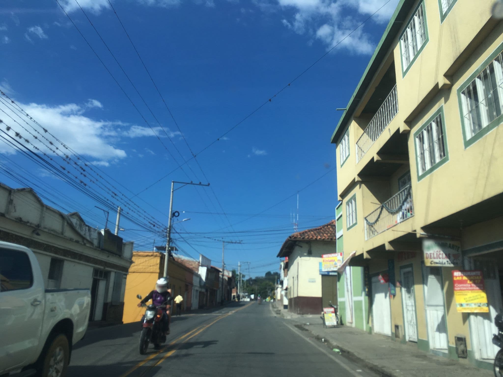Street view near Hotel Castello Blanco, Socorro — © nicovargas (CC BY-SA · Mapillary)