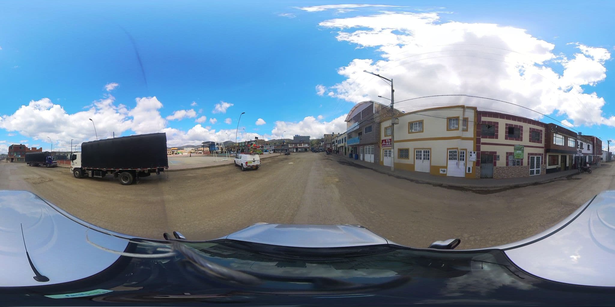 Street view near Hospedaje Casa Blanca, Aquitania — © juanmelo (CC BY-SA · Mapillary)